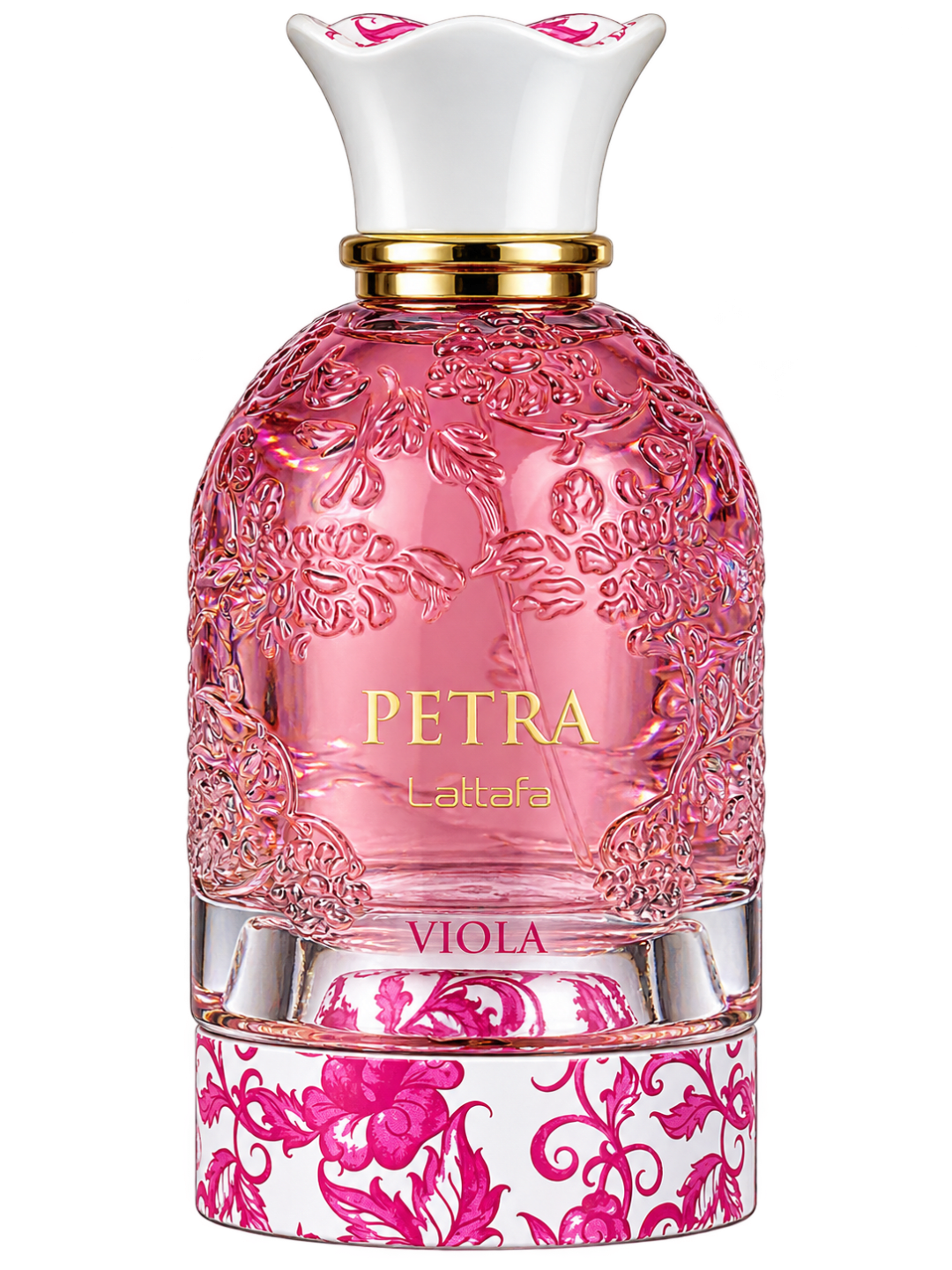Lattafa Petra Viola perfume bottle