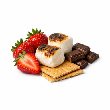 Strawberry S'mores note