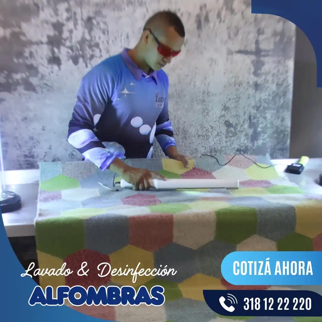 Alfombra renovada completamente