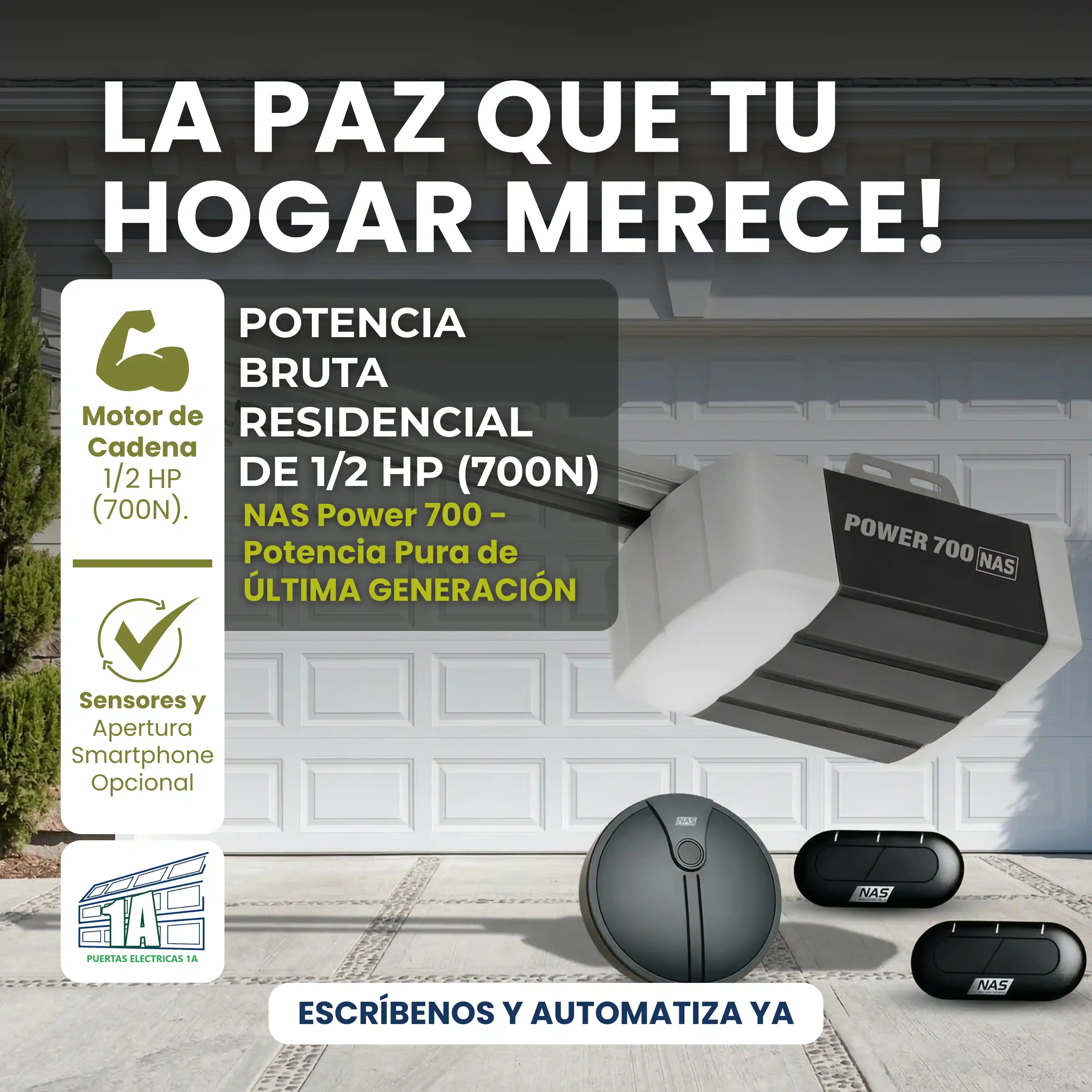 Motor 12 para portones eléctricos