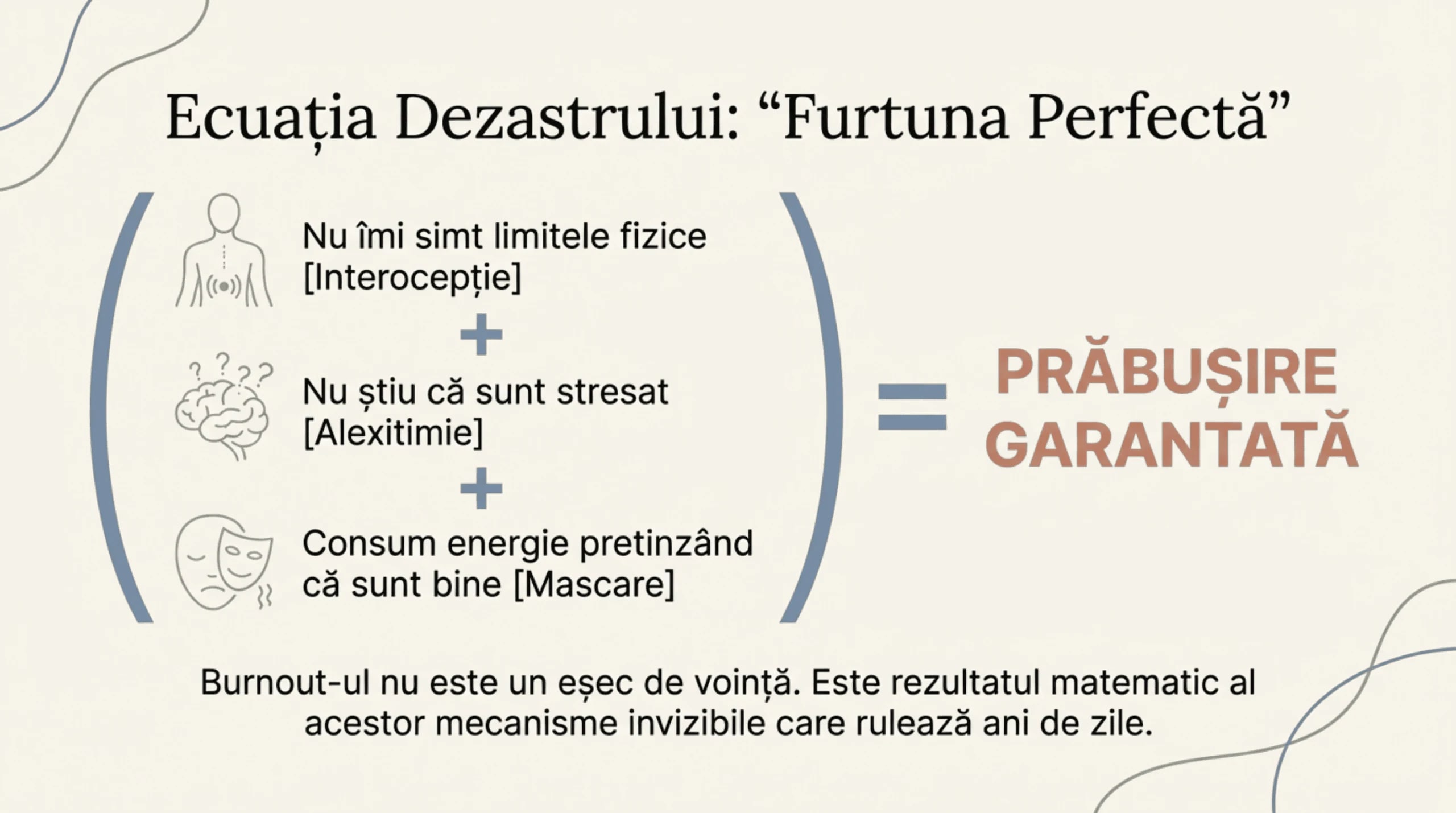 Ecuația Dezastrului — furtuna perfectă a burnout-ului neurodivergent