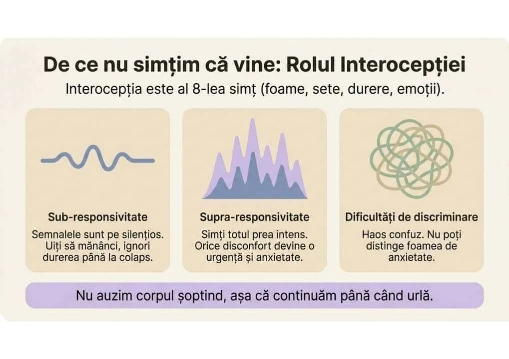 Interoceptia — al optulea simt: cele trei profiluri (sub-responsivitate, supra-responsivitate, dificultati de discriminare) si impactul asupra prevenirii burnout-ului