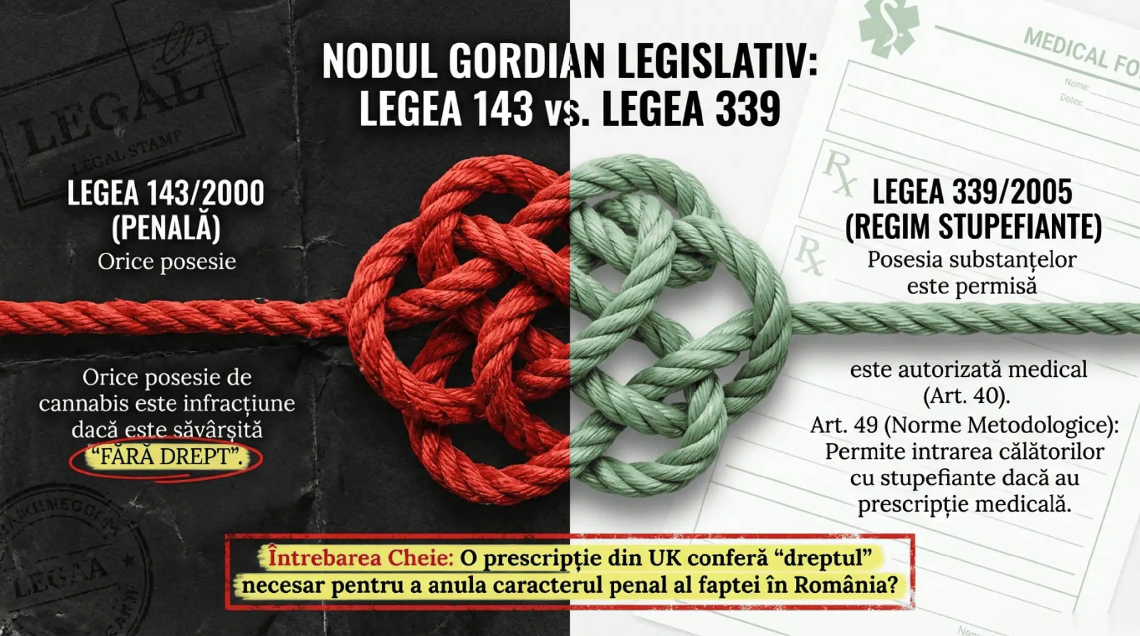 Nodul Gordian Legislativ: Legea 143 vs. Legea 339