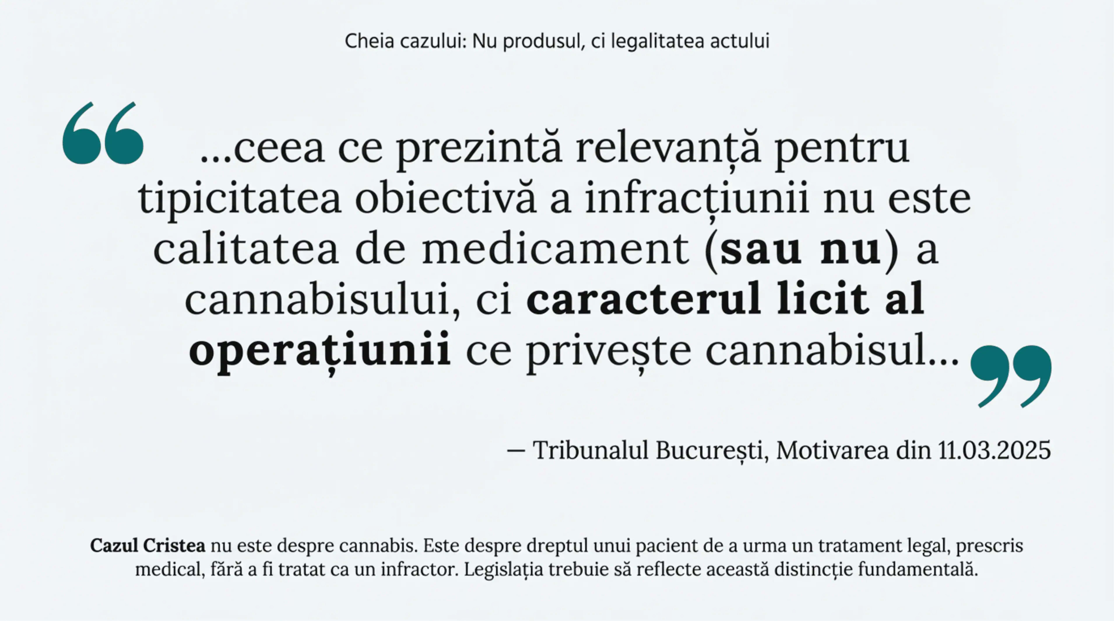 Paradoxul Justitiei Romane - Cannabis Medicinal