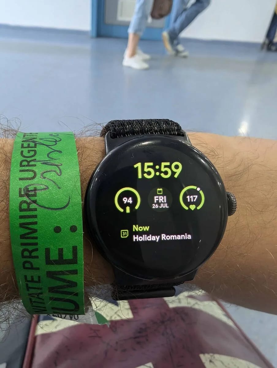 Emergency waiting room, Municipal Hospital, BP 117 HBPM — July 2024