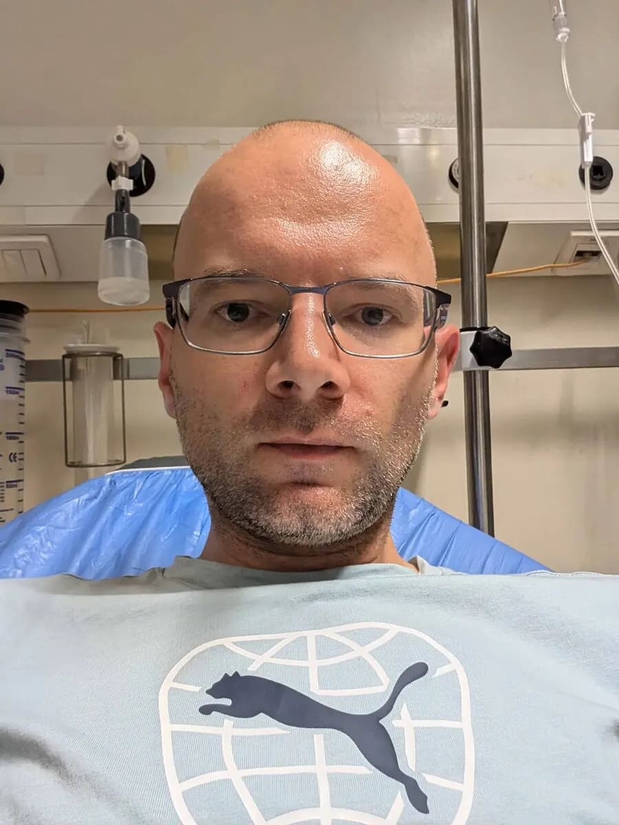 Hospital bed after 6 hours — Municipal Hospital, July 2024