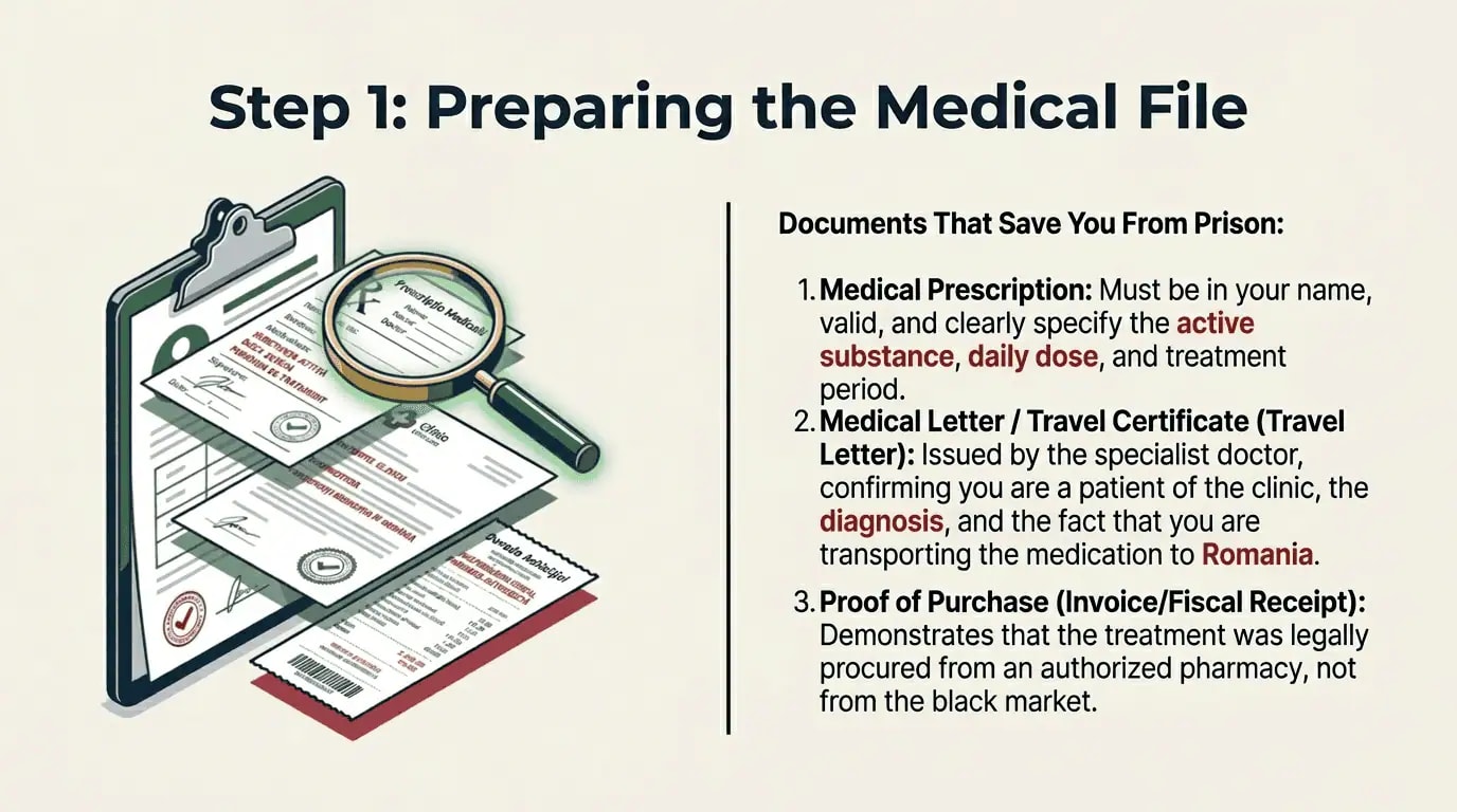 Step 1: Preparing the medical dossier
