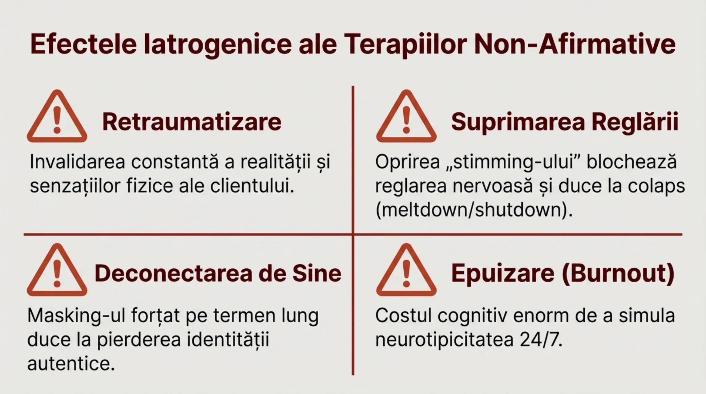 Efectele iatrogenice ale terapiilor non-afirmative