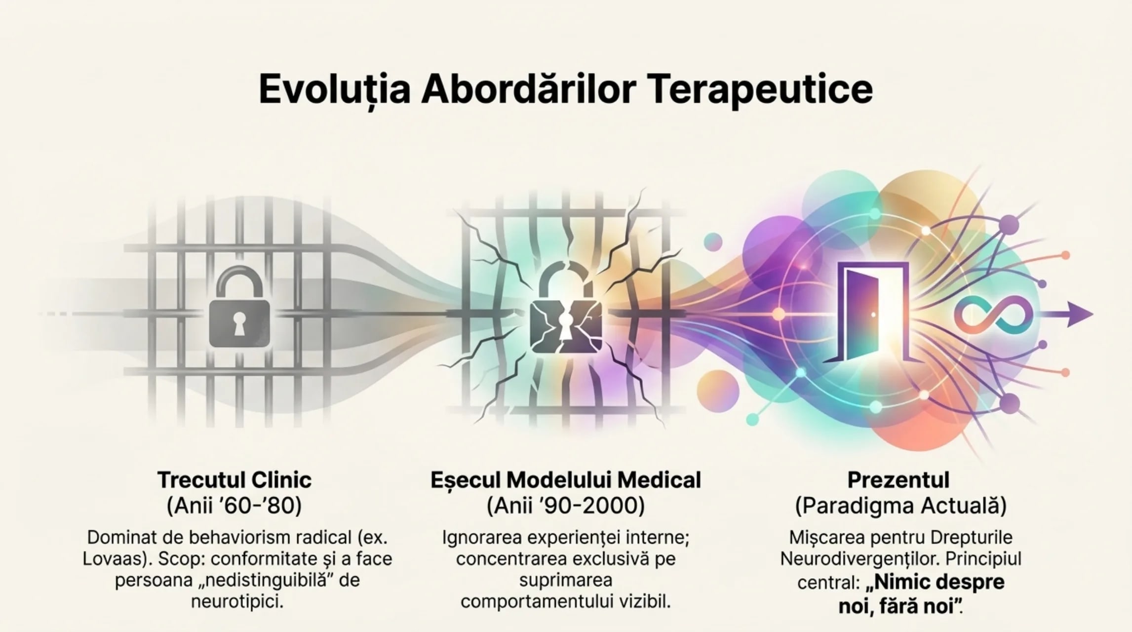 Evoluția abordărilor terapeutice — de la behaviorism la paradigma actuală