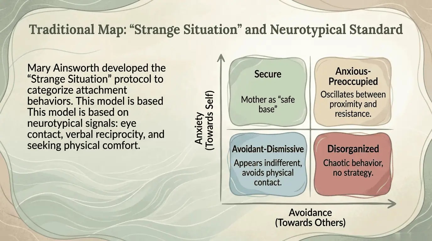 The four neurodivergent attachment styles — overview