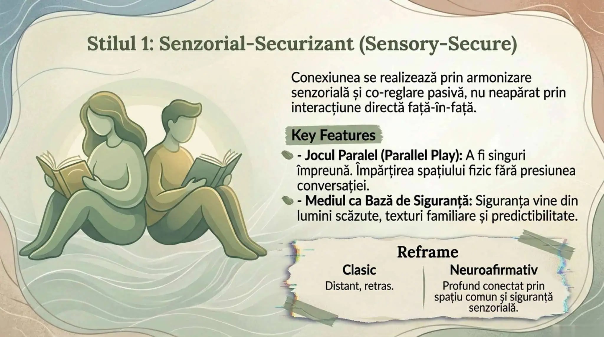 Stilul 1: Senzorial-Securizant