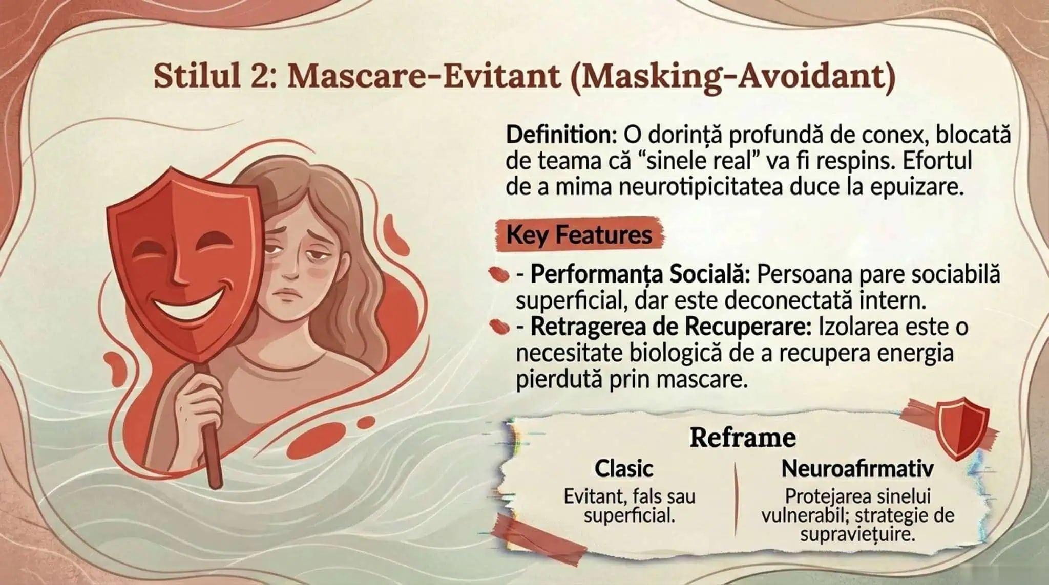 Stilul 2: Mascare-Evitant