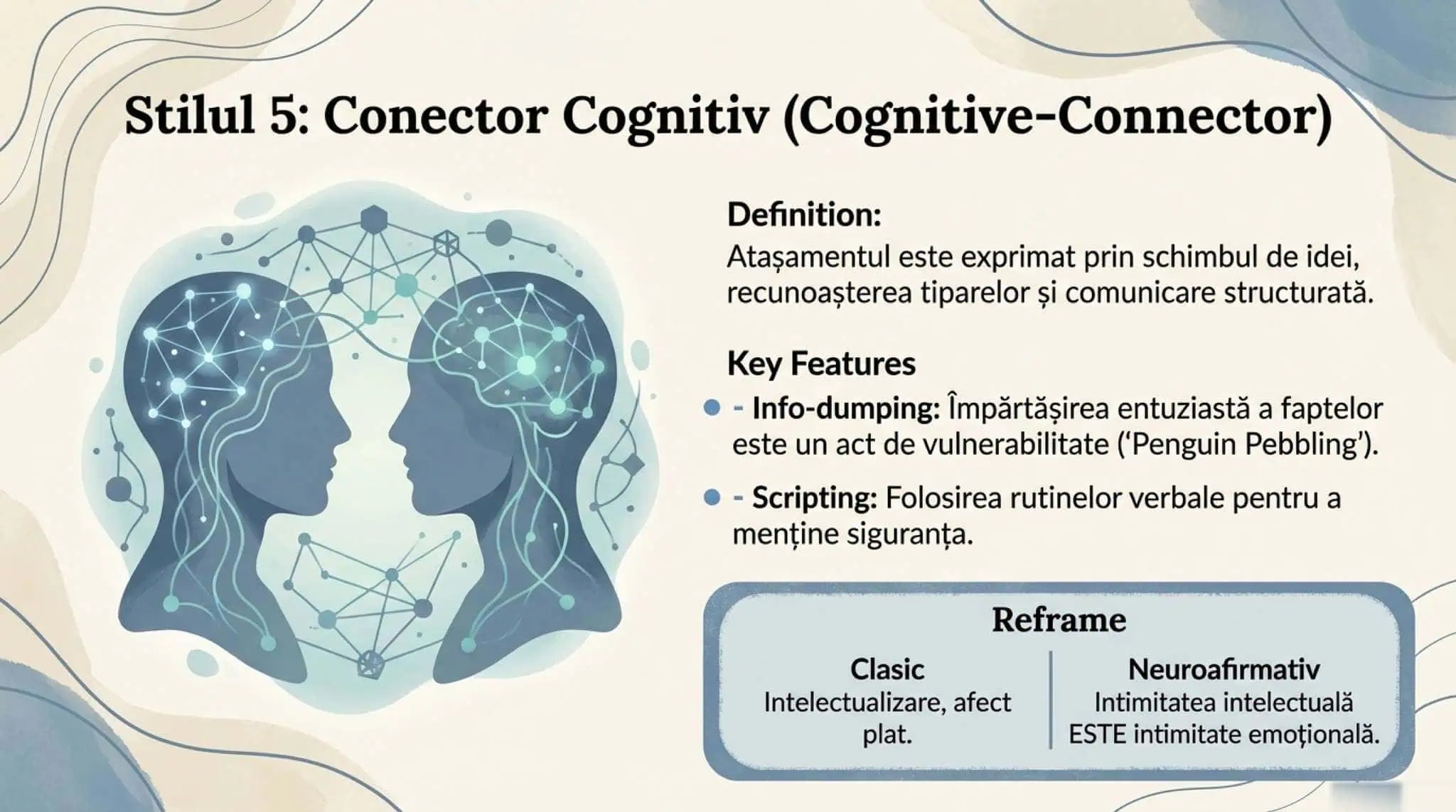 Stilul 5: Conector Cognitiv