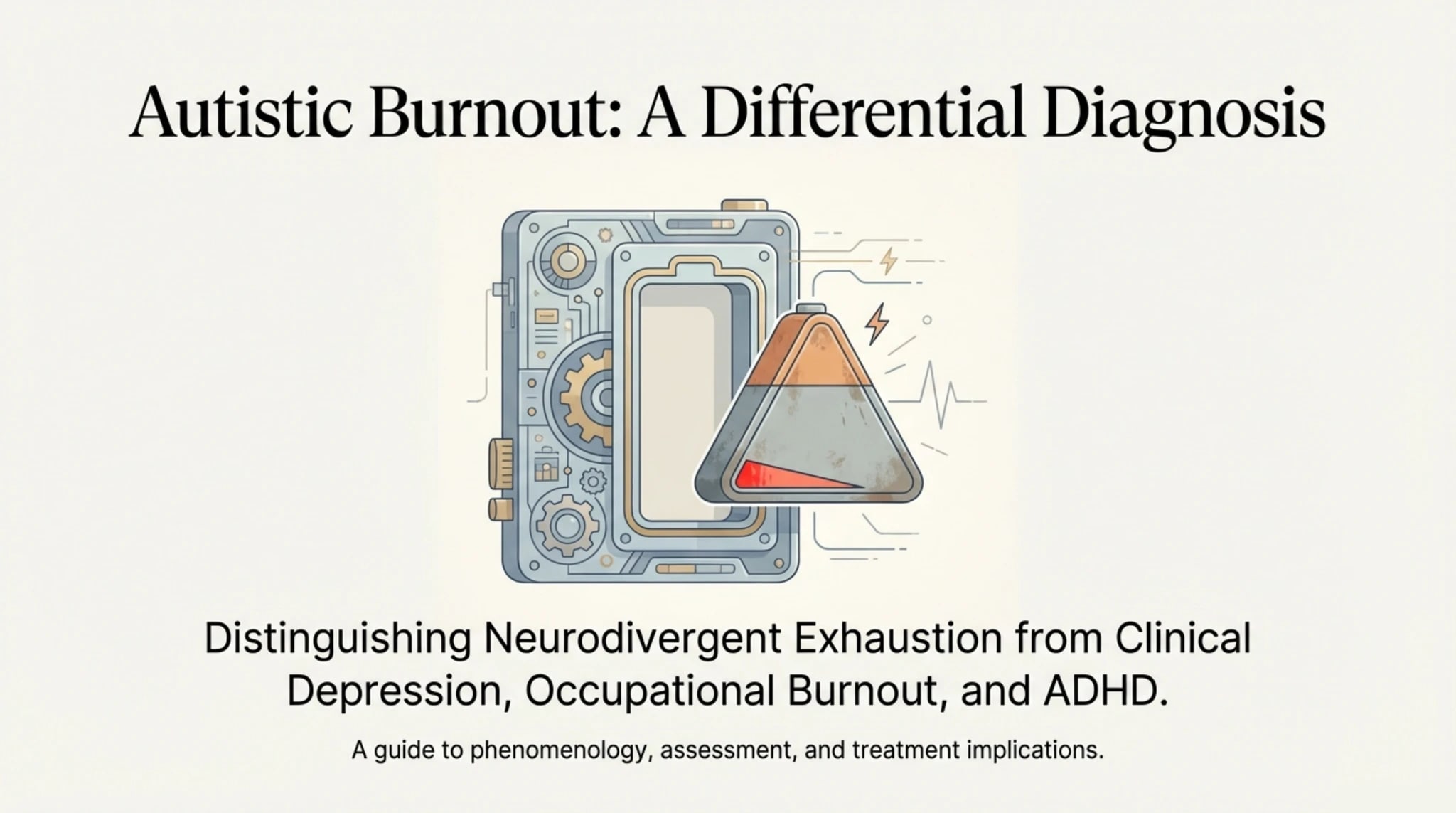 Anatomy of Neurodivergent Burnout — introductory infographic