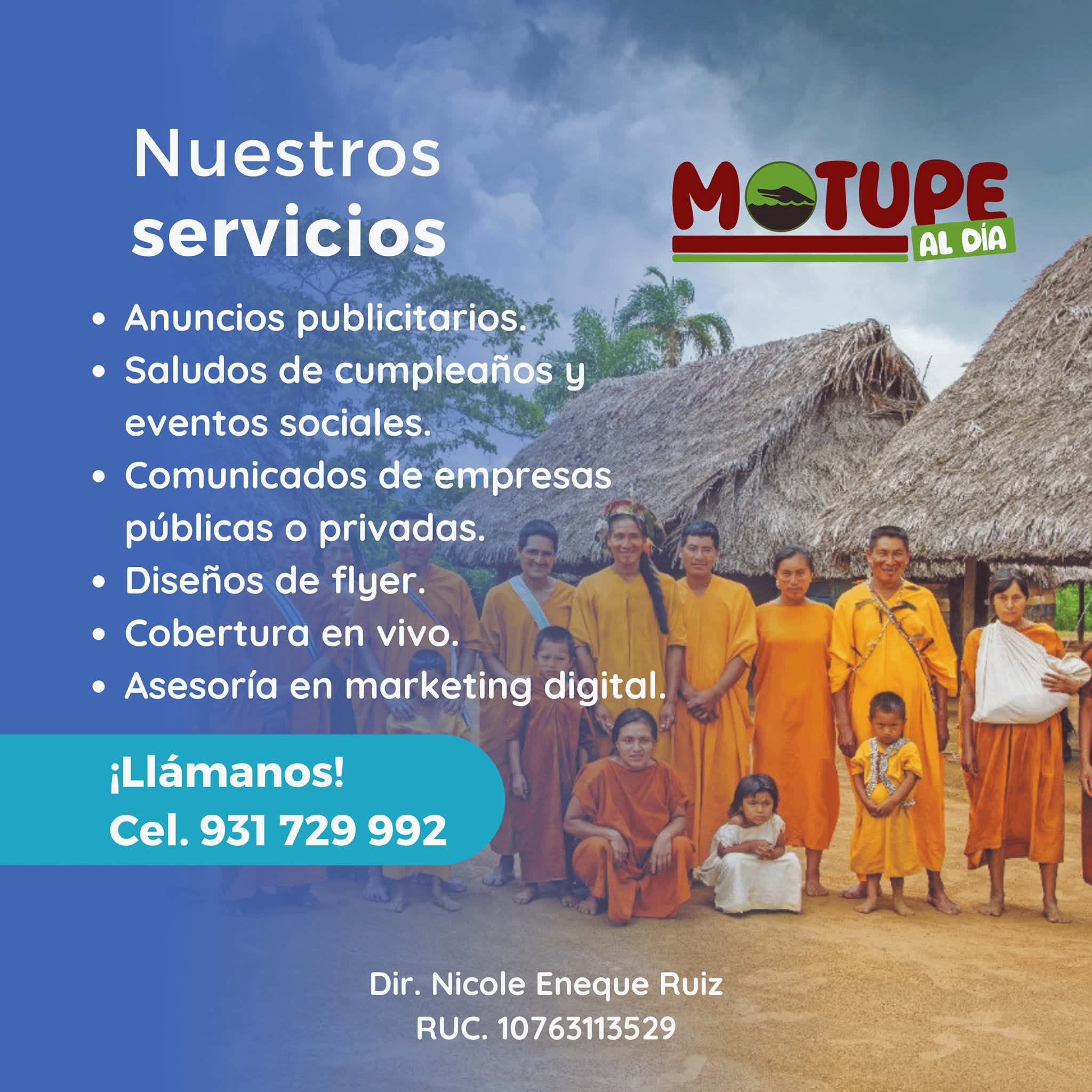 Motupe al día 1