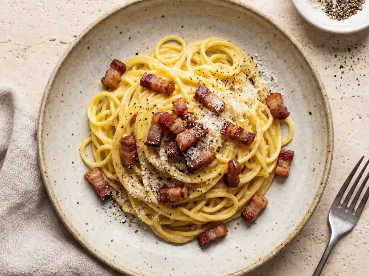 Echte Spaghetti Carbonara: Het Authentieke Recept uit Rome