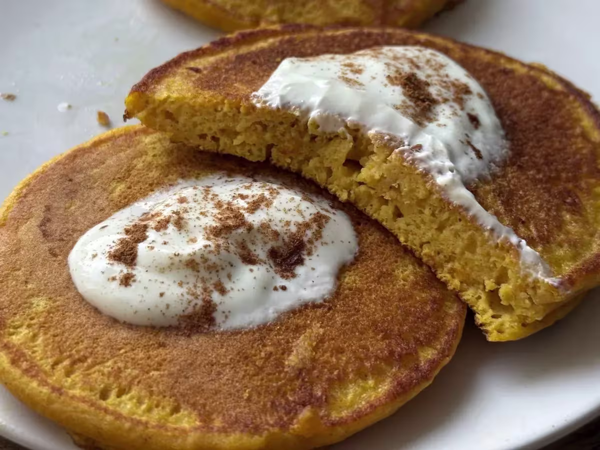 Fluffy Pumpkin Pancakes