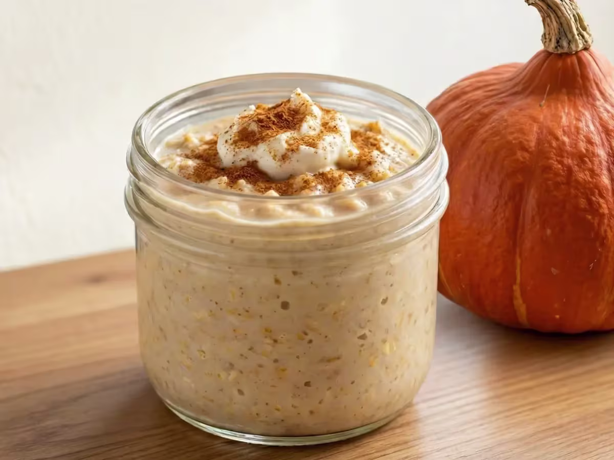 Krémová dýňová ovesná kaše