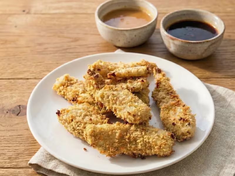 Kurczak w panko w sosie z ssamjang