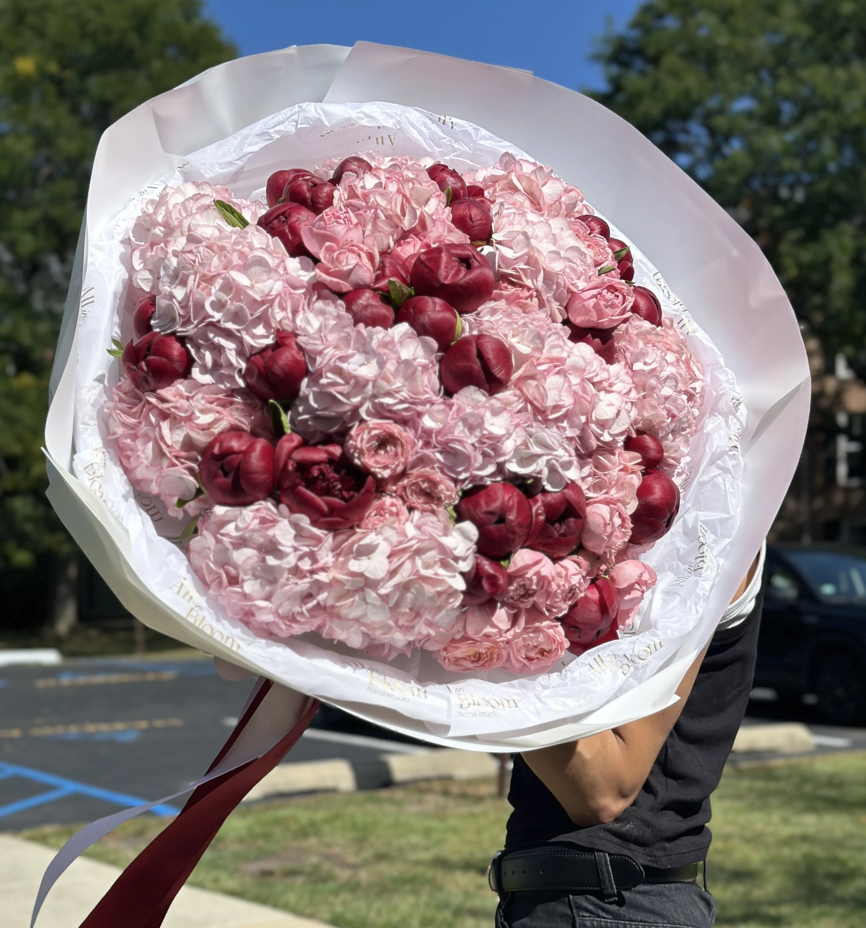 Pink Peony & Hydrangea Mix