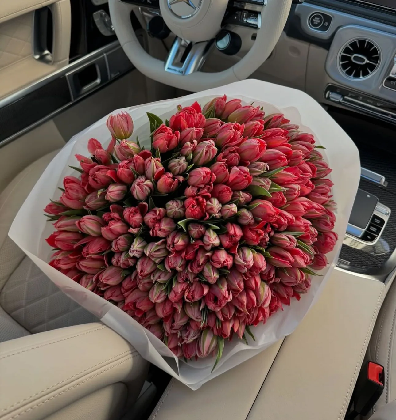 100 Peony-Style Tulips