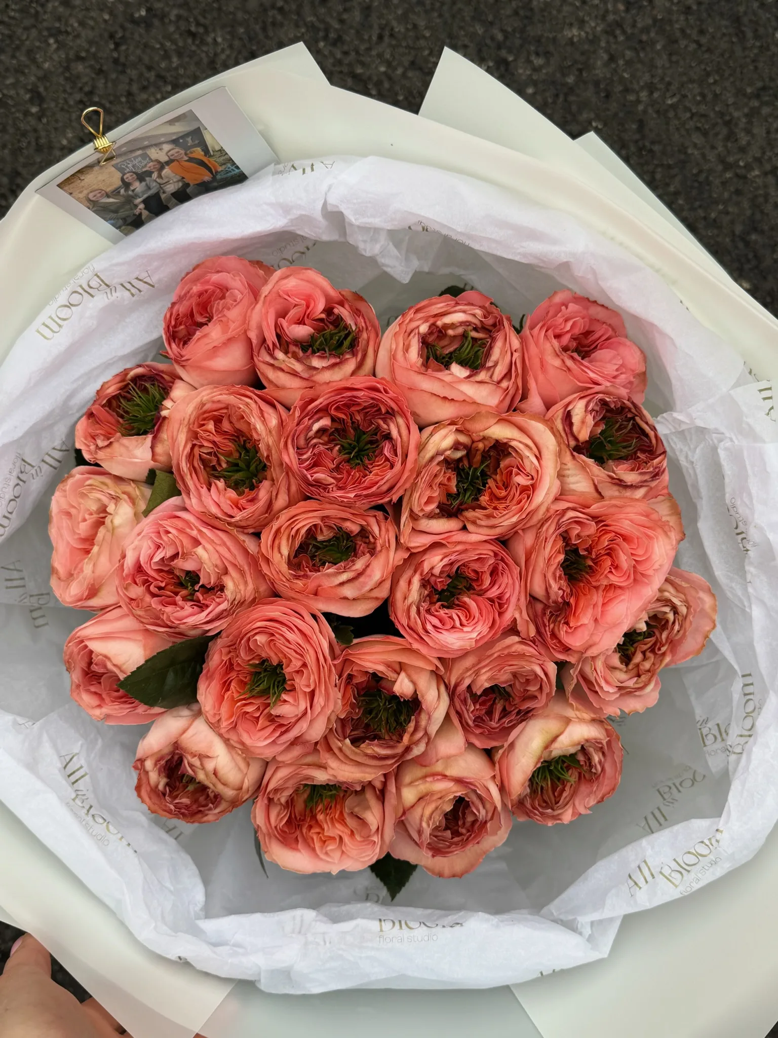Mandarin X-Pression Rose Bouquet (25 Stems)