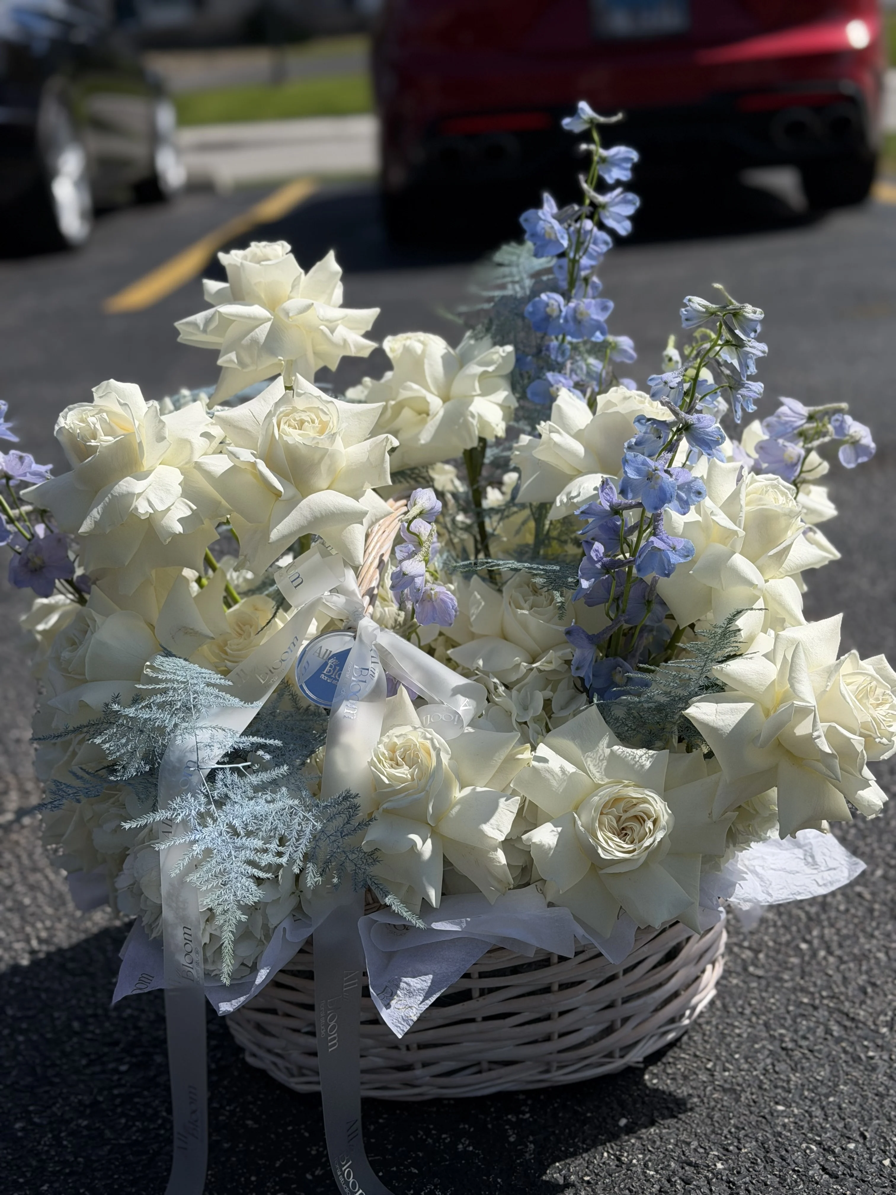 French Garden Elegance Basket