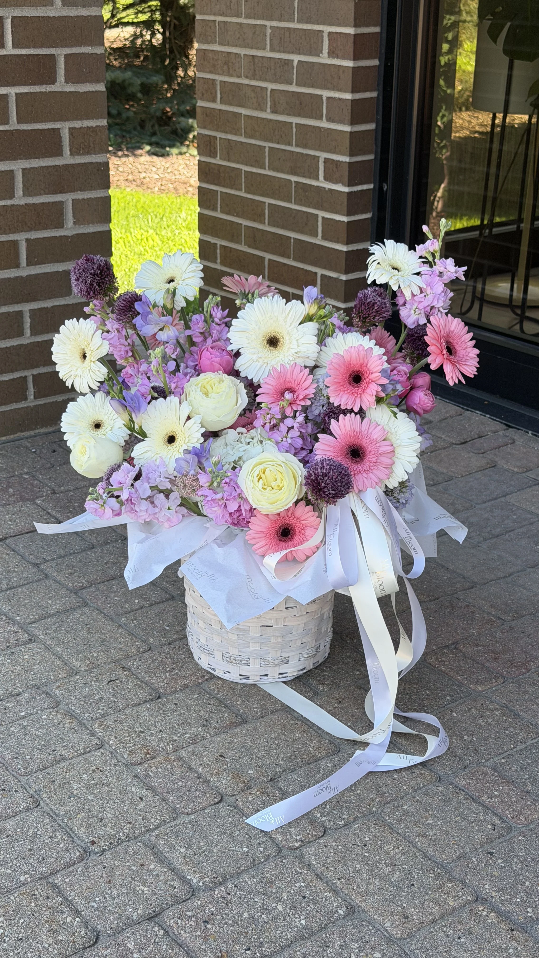 Pastel Garden Basket