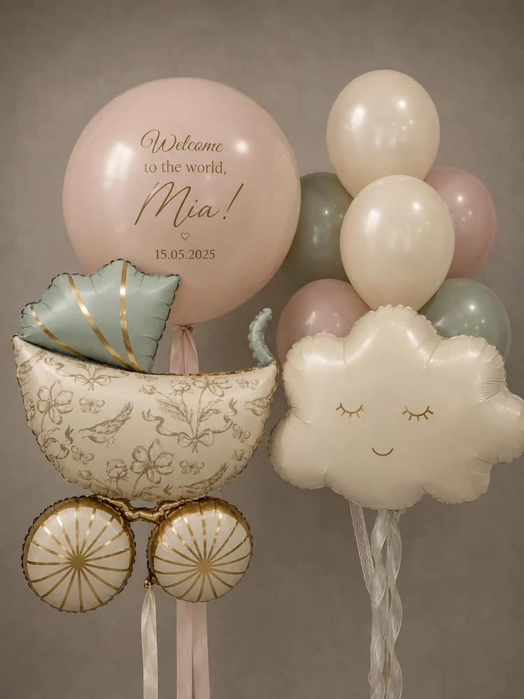 Welcome Baby Carriage