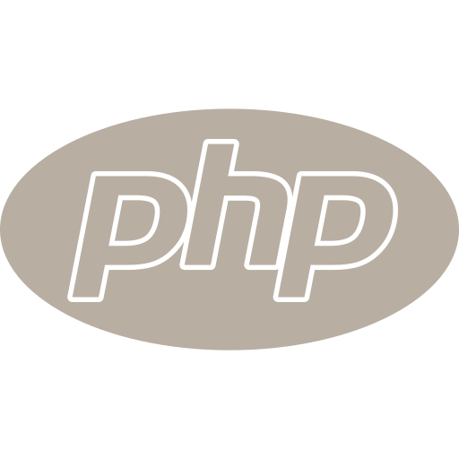 Hypertext pre processor or php logo icon