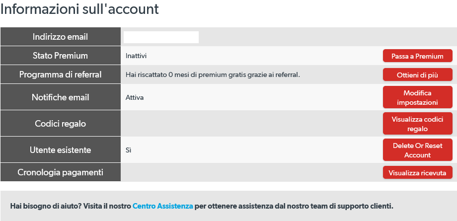 Cancellazione account LastPass