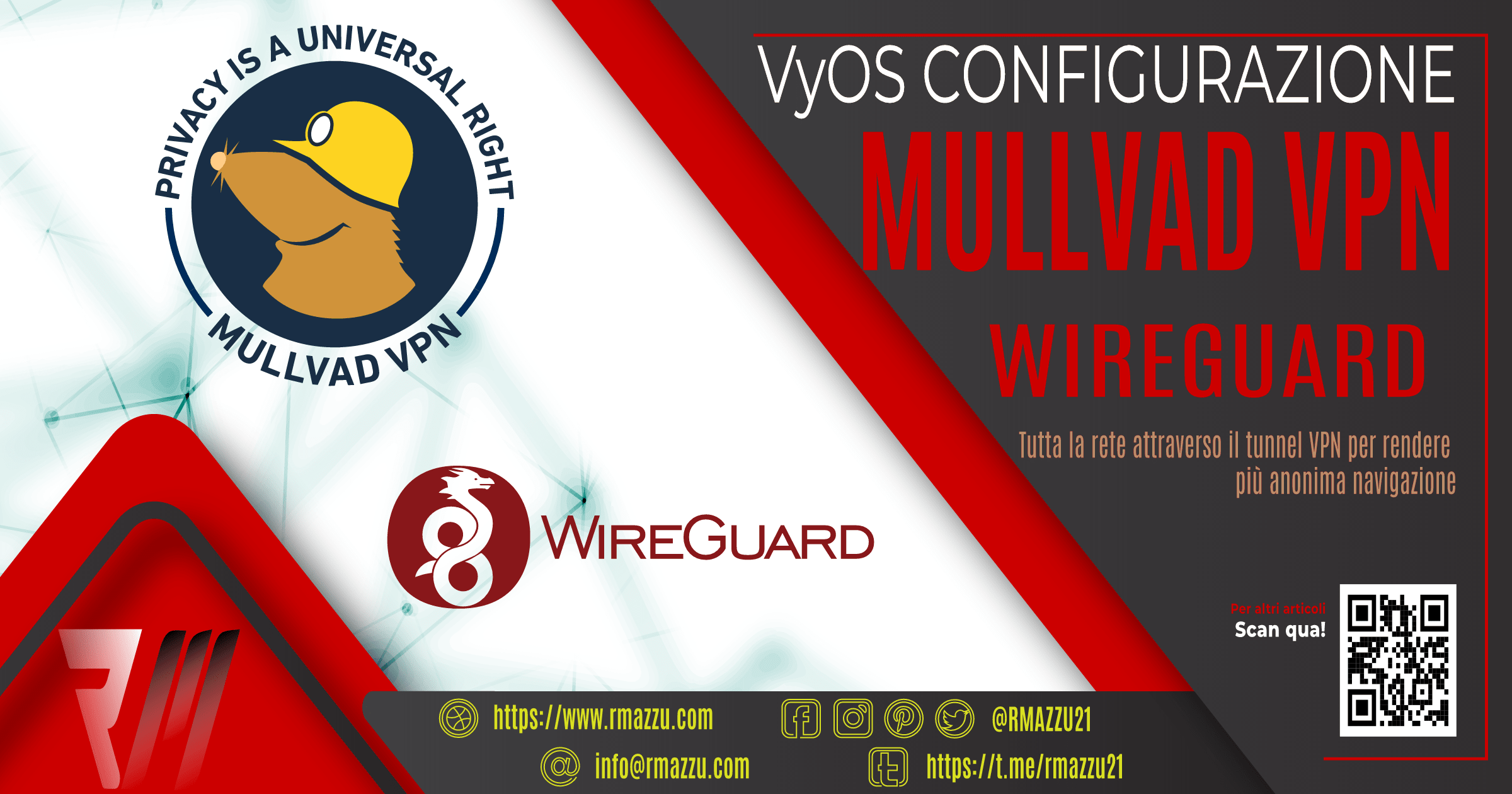 Impostazioni di Sistema su VyOS: Schermata delle impostazioni di sistema configurate su VyOS