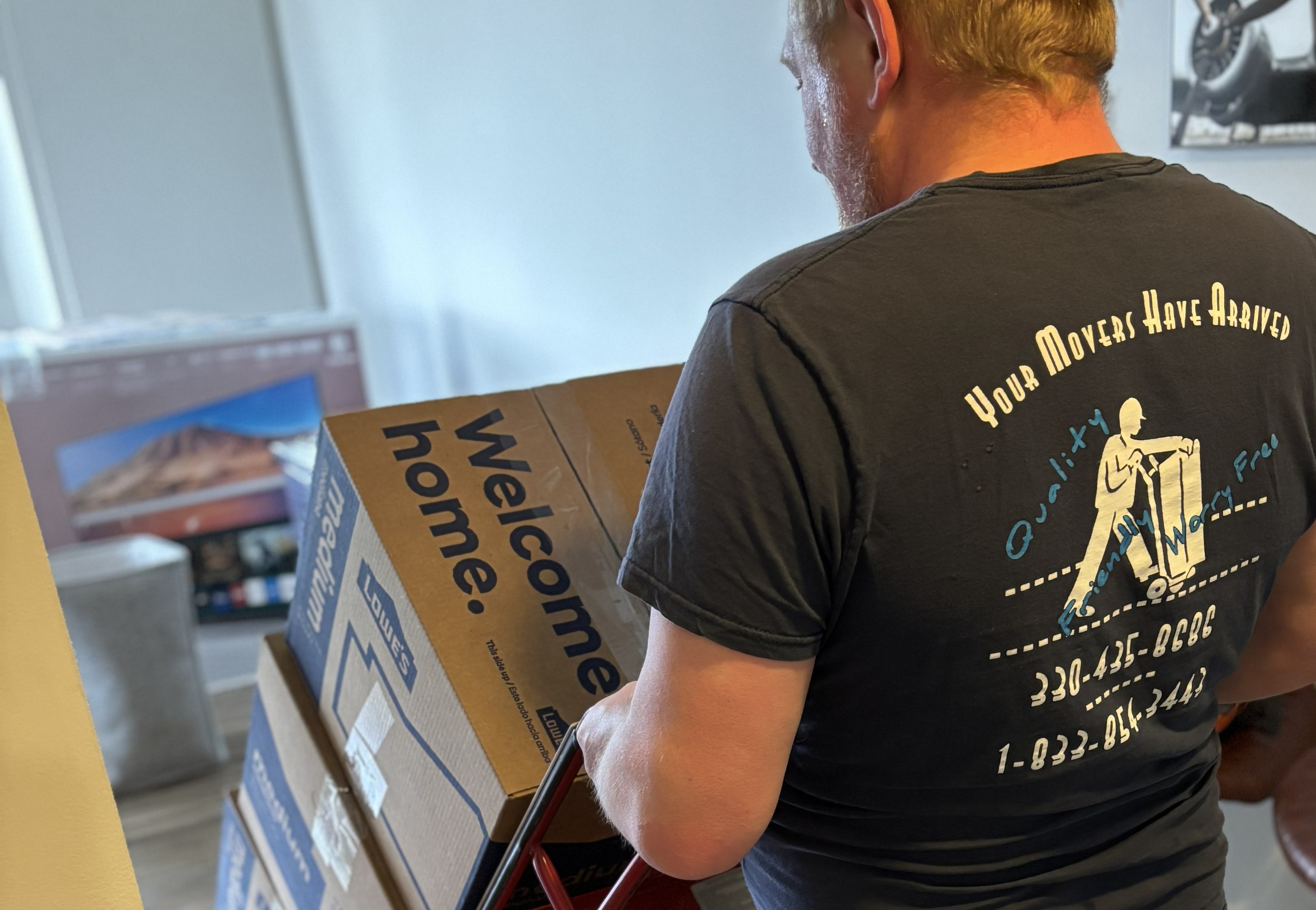 Worry Free Moving team member Darrel