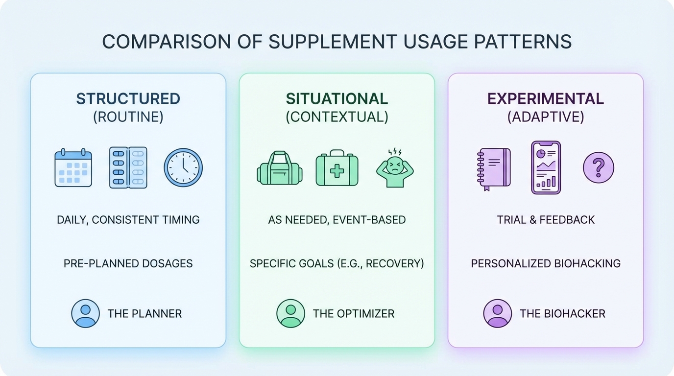 CalmLean usage models in daily life routines