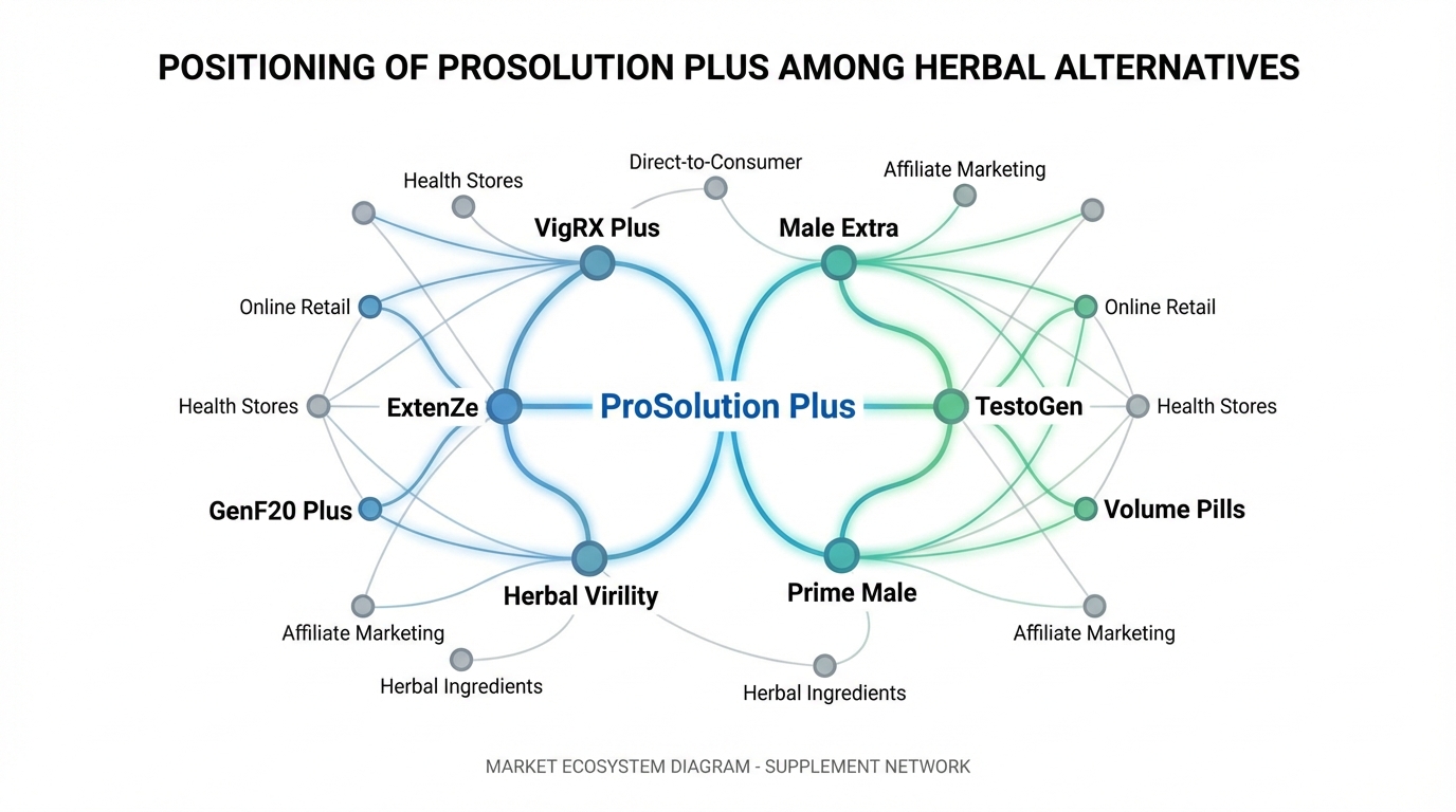 Competitive landscape of male enhancement supplement brands