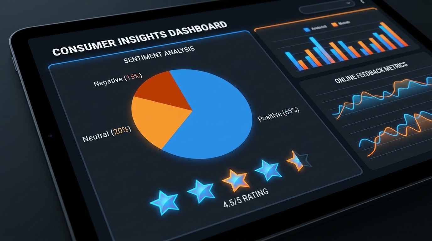 Sentiment analysis chart of ProSolution Pills customer reviews