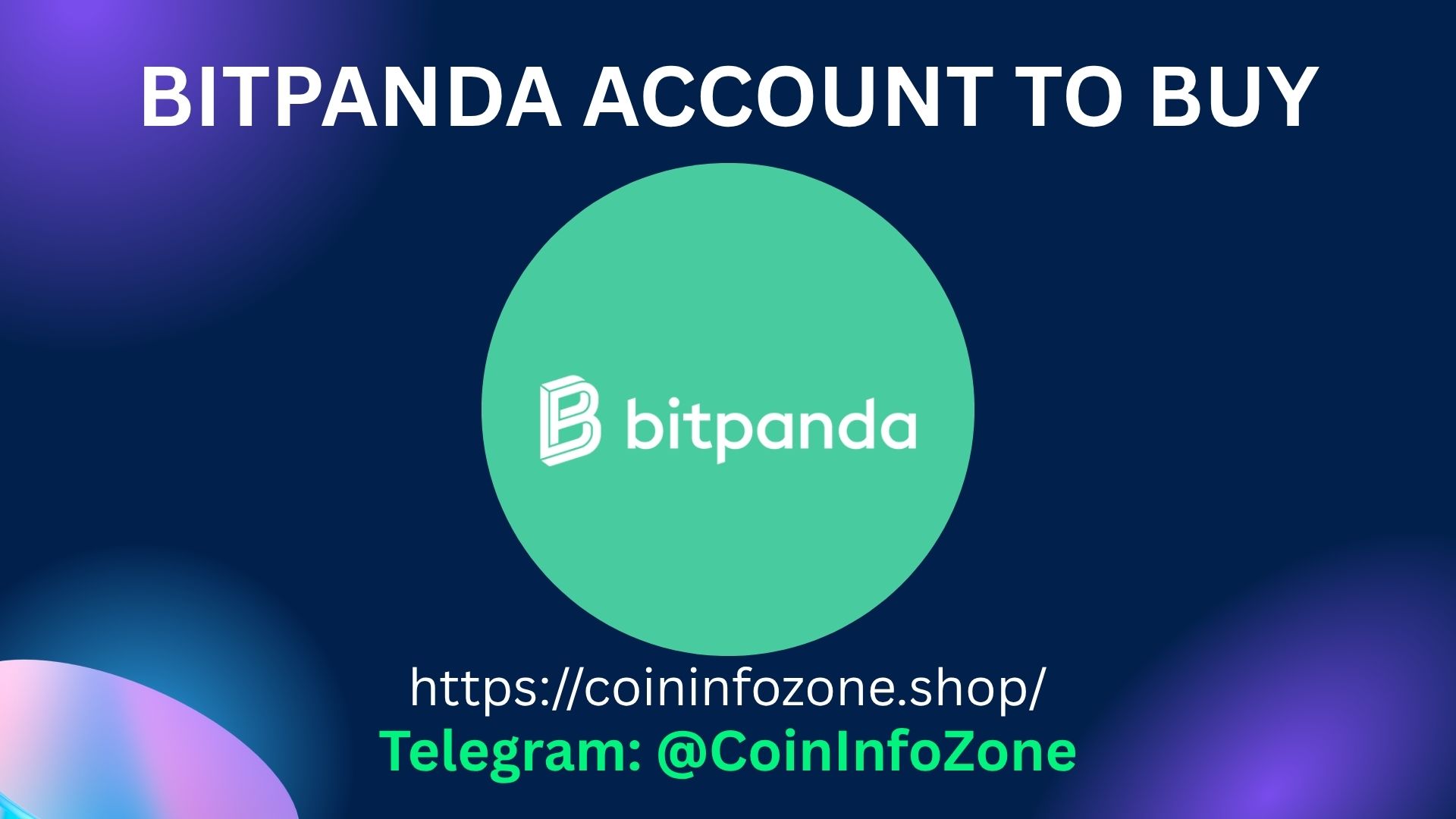 Bitpanda Account To Buy