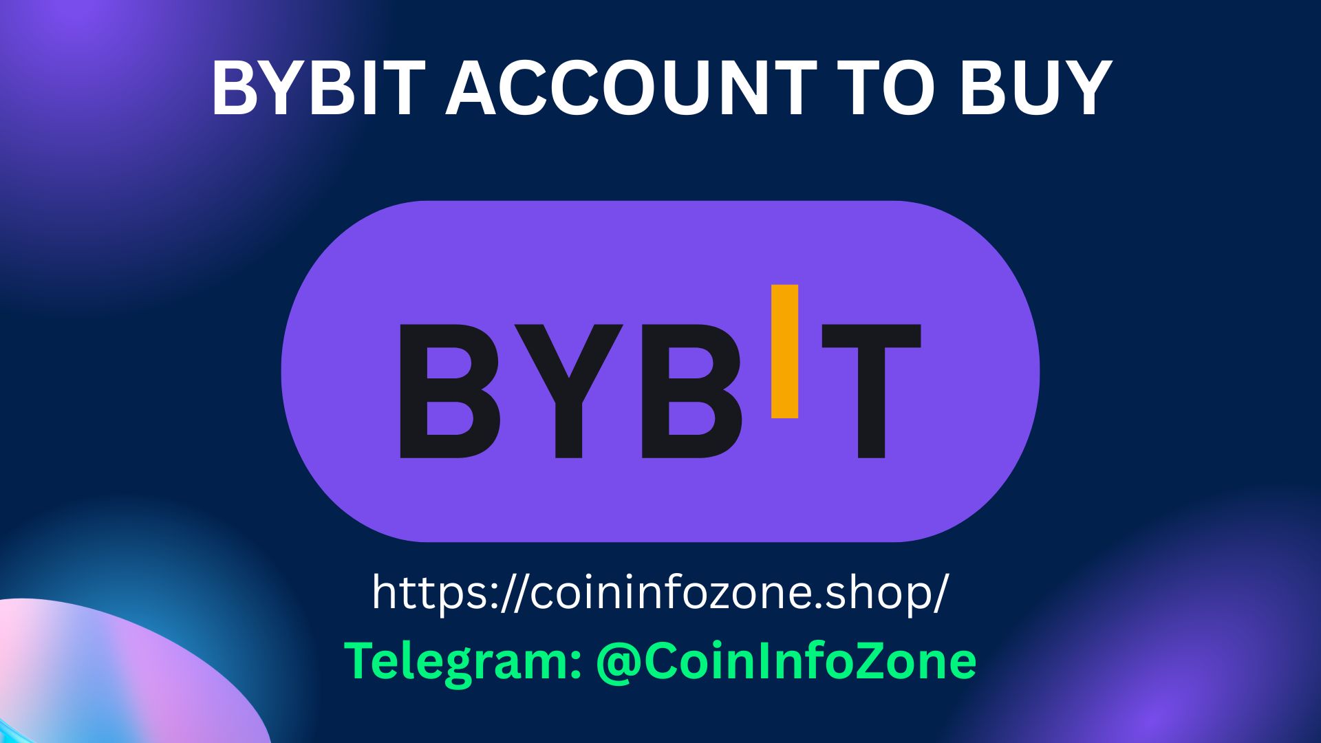 Bybit Account To Buy