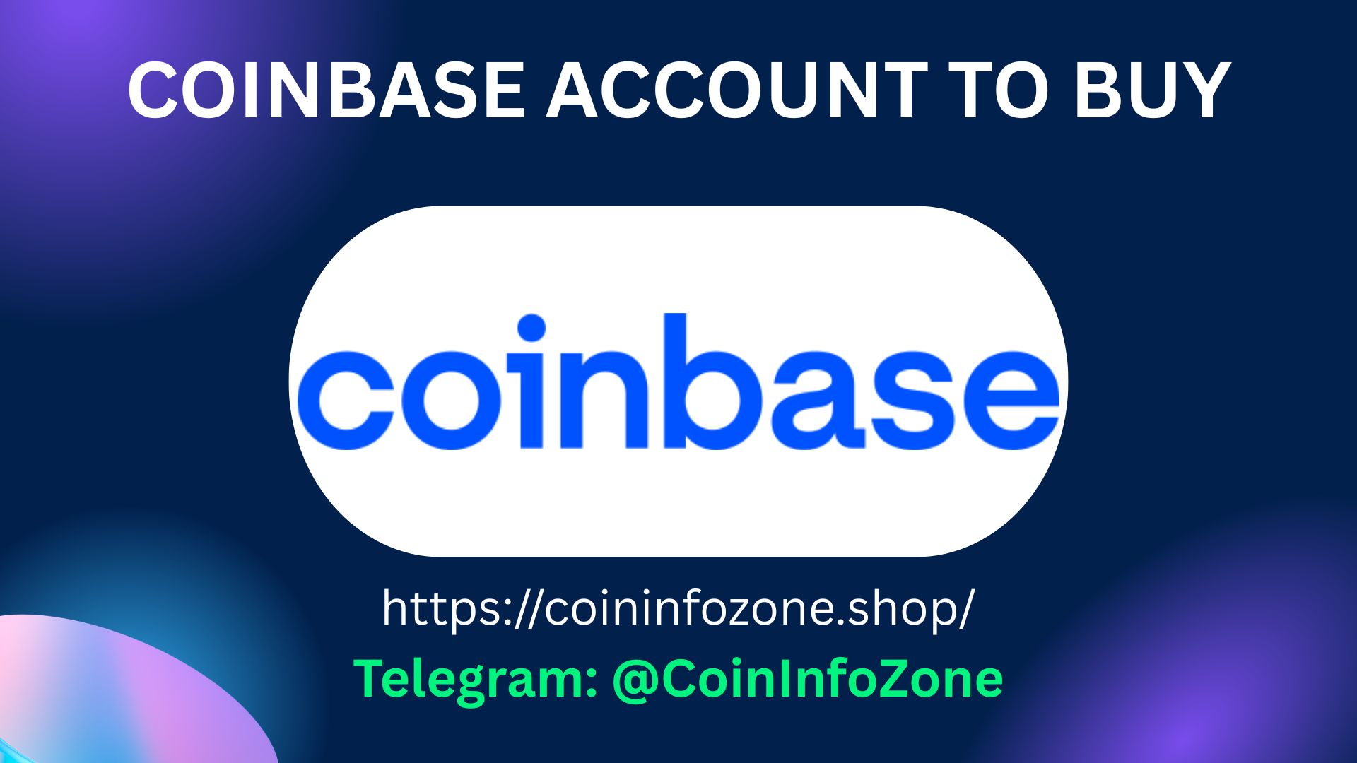 Coinbase Account To Buy