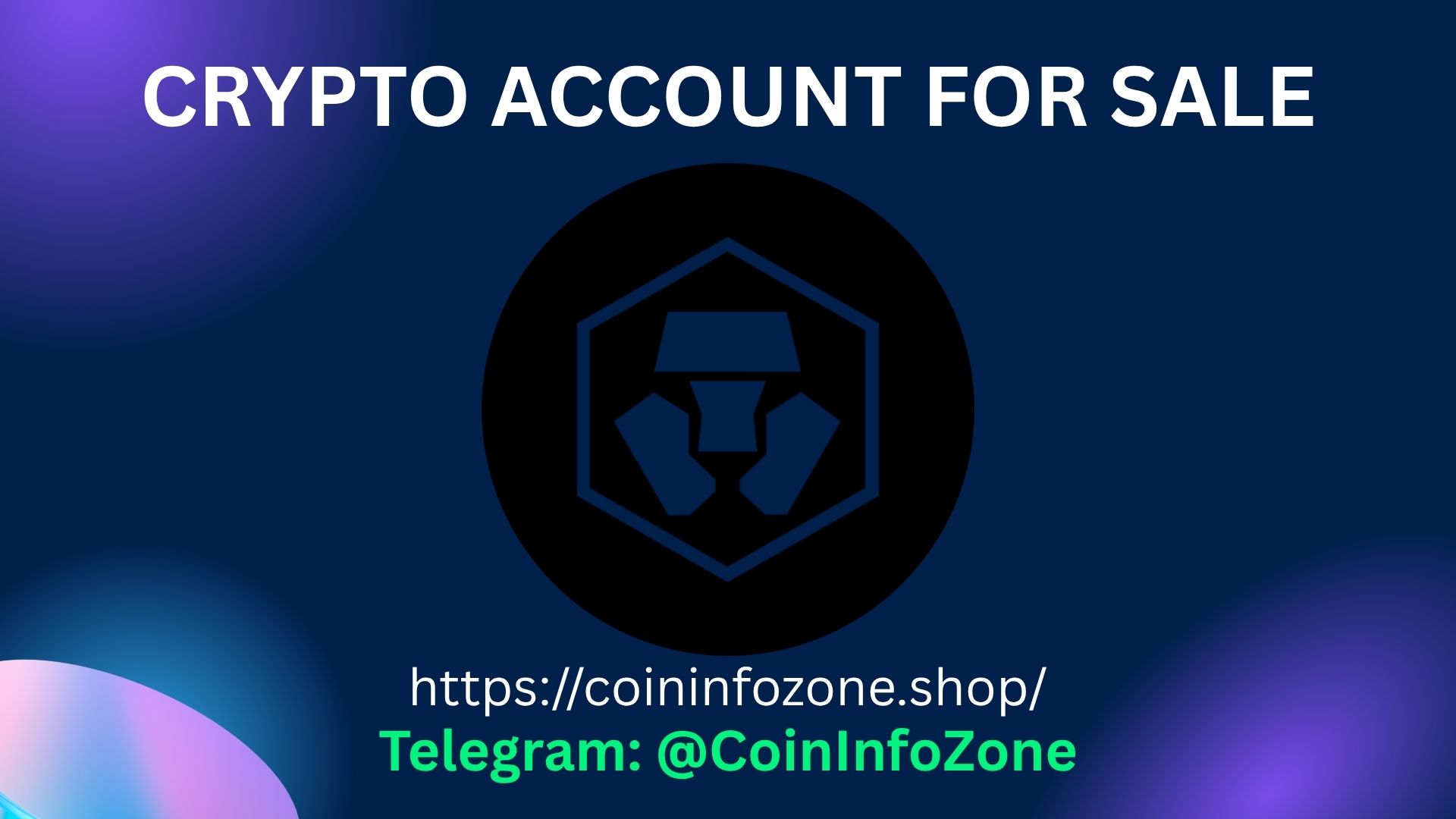 Crypto Account For Sale