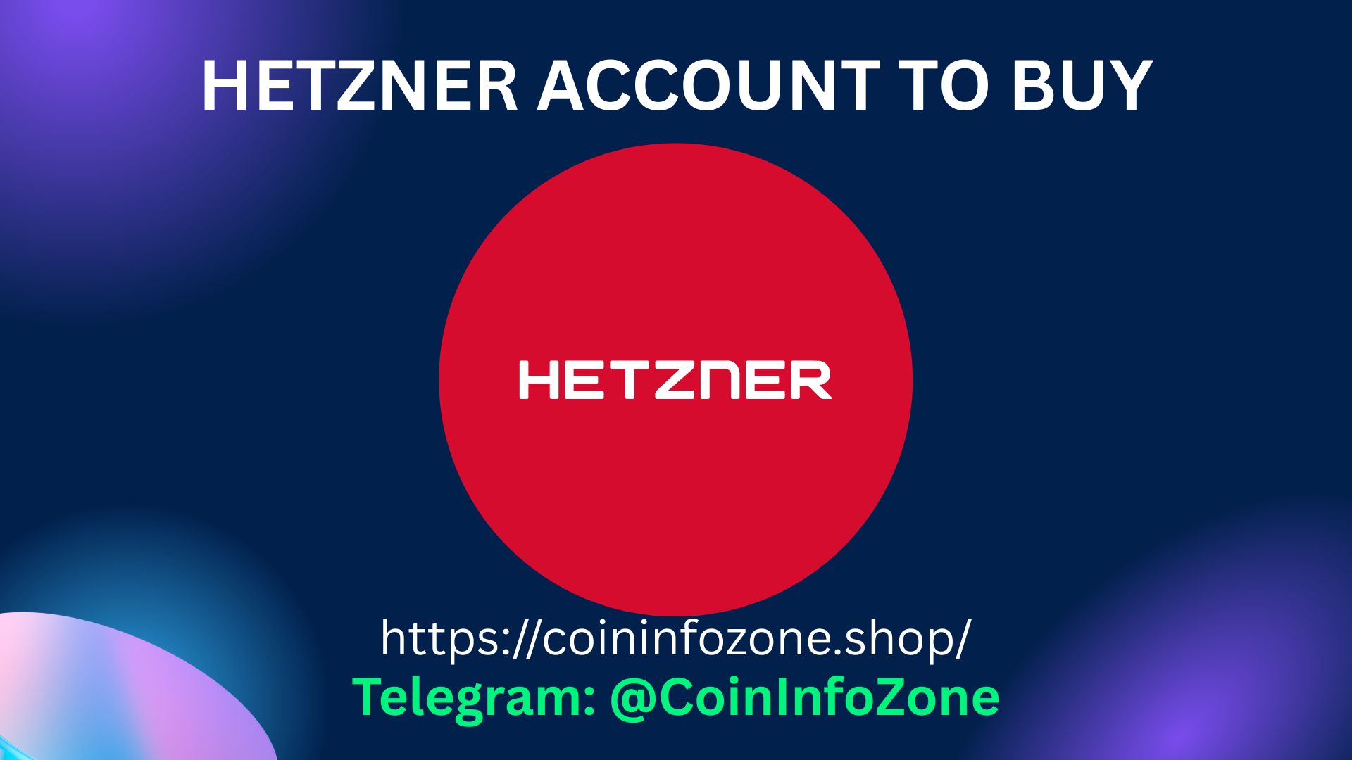 Hetzner Account To Buy