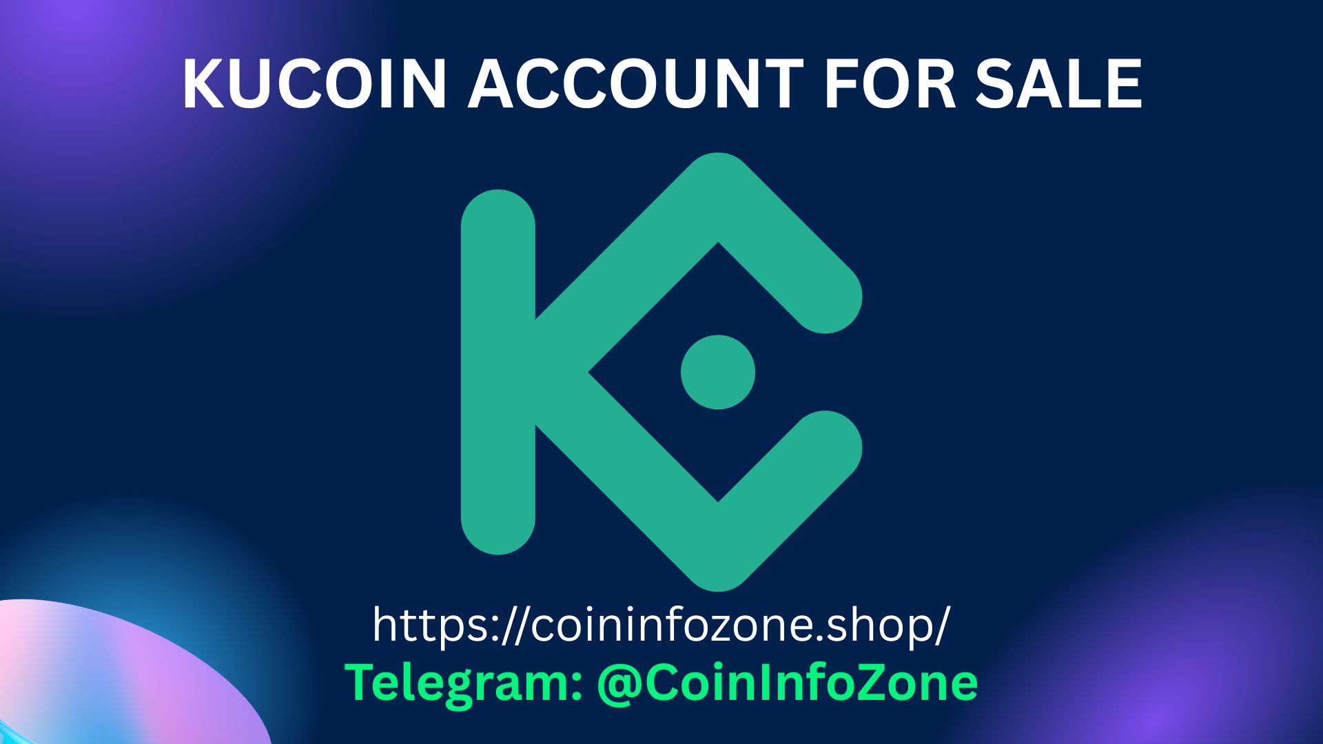 Kucoin Account For Sale