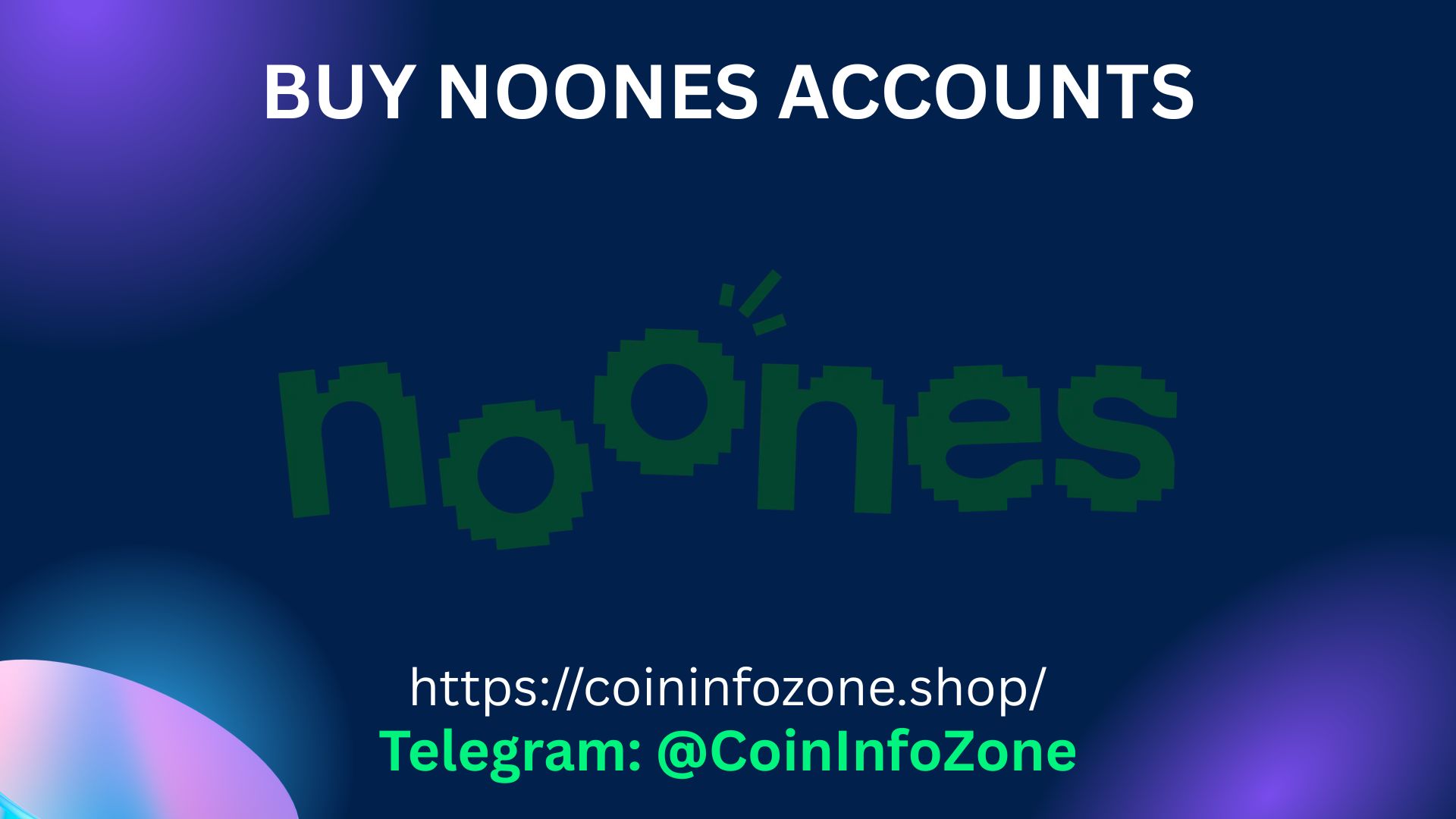 Buy Noones Accounts