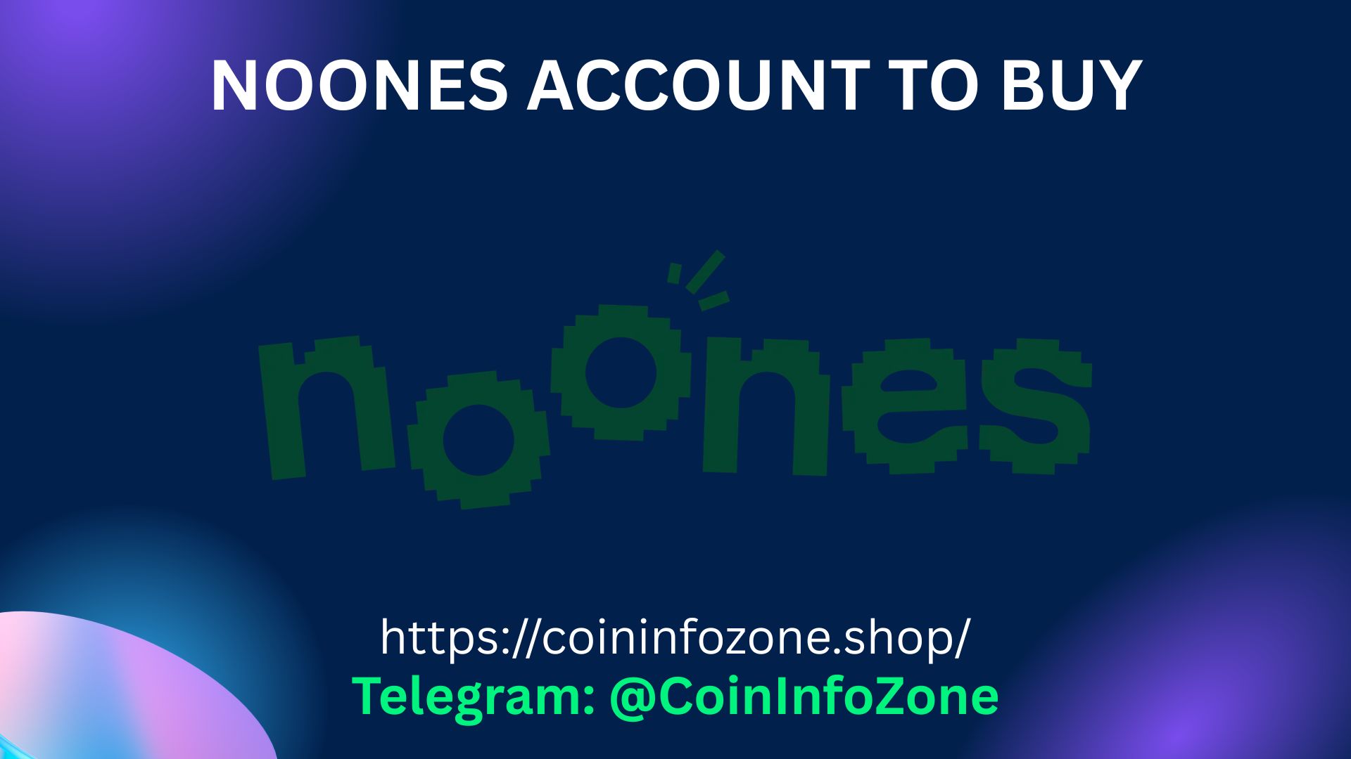 Noones Account To Buy