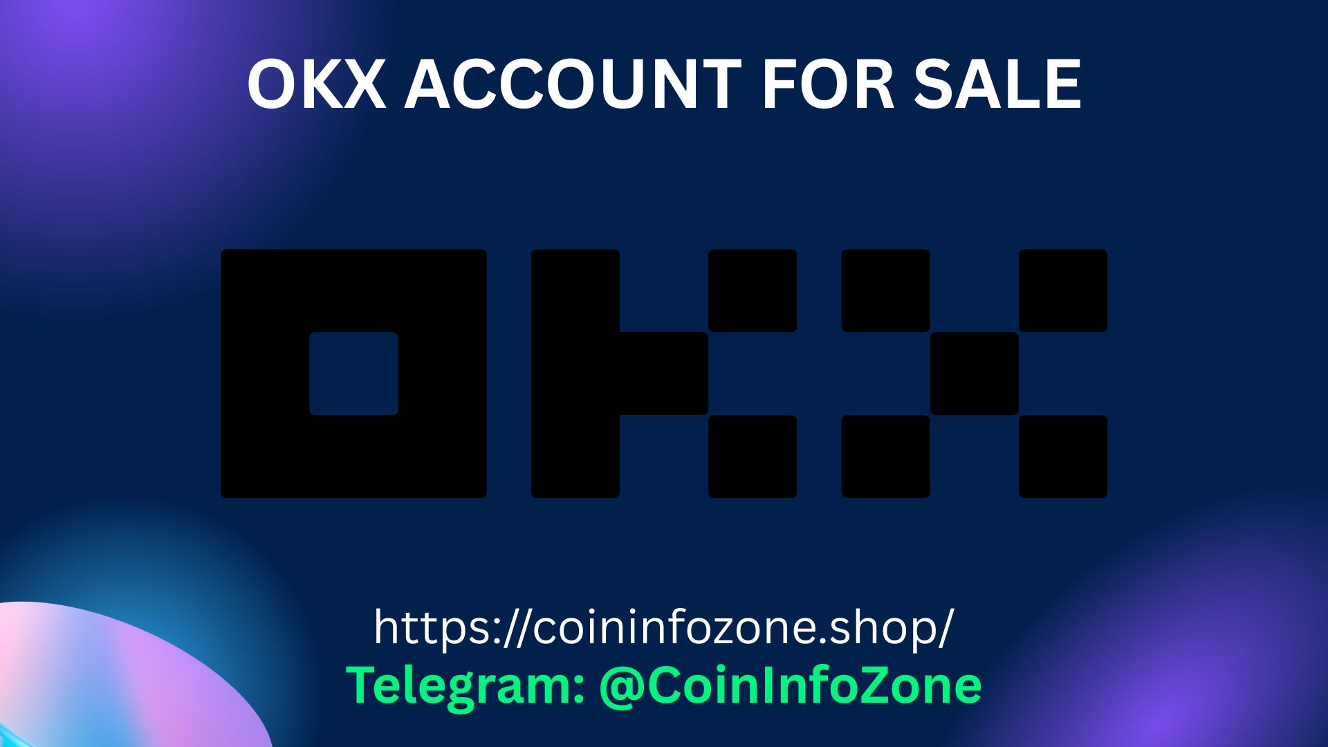 OKX Account For Sale