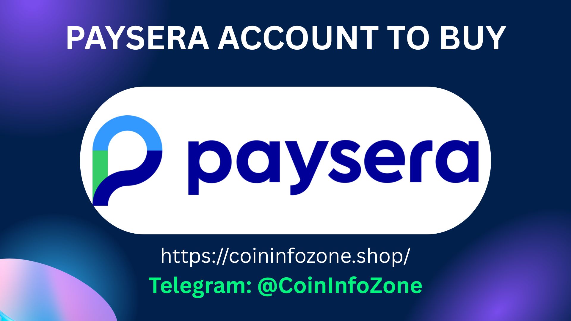 Paysera Account To Buy