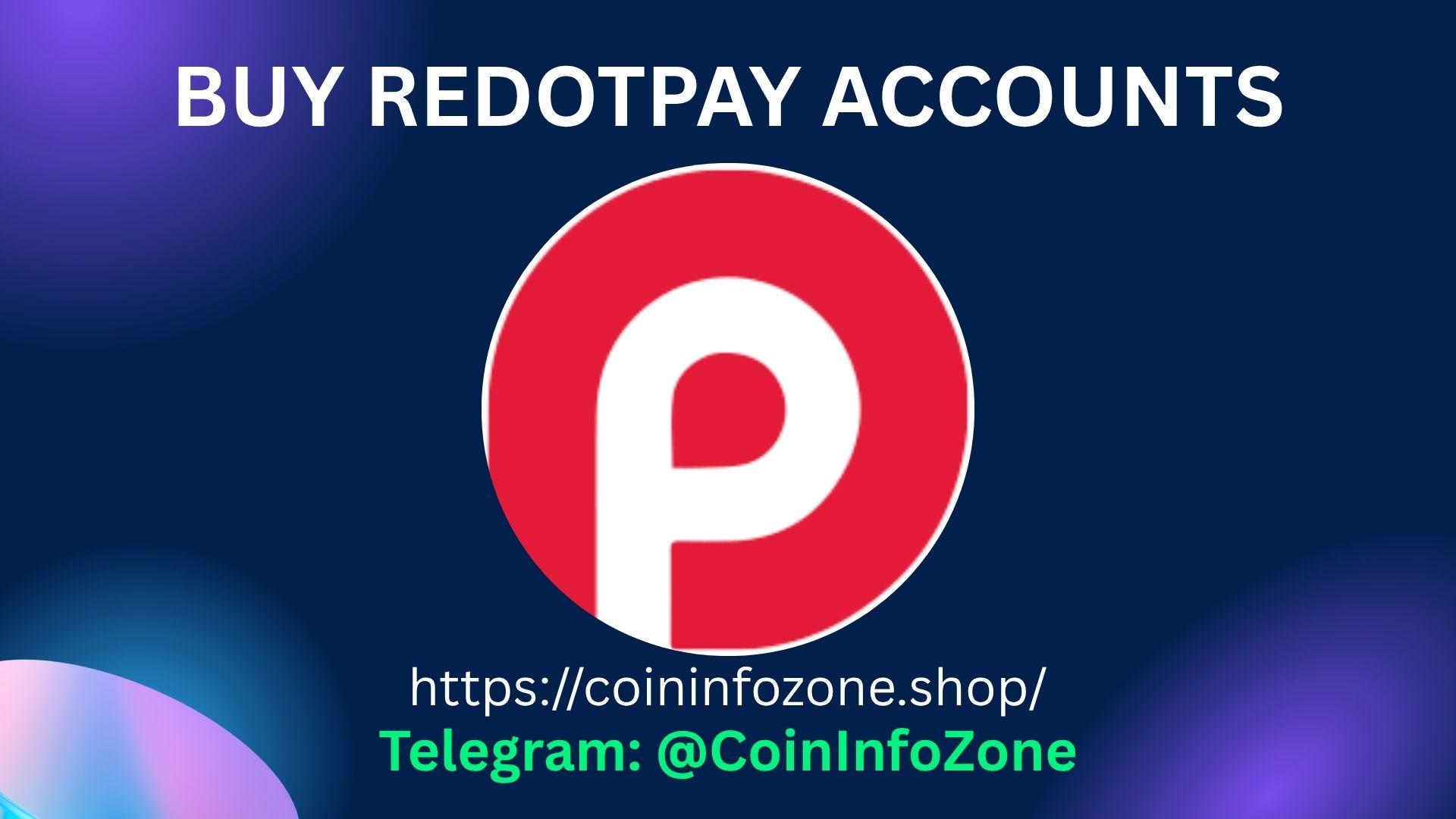 Buy Redotpay Accounts