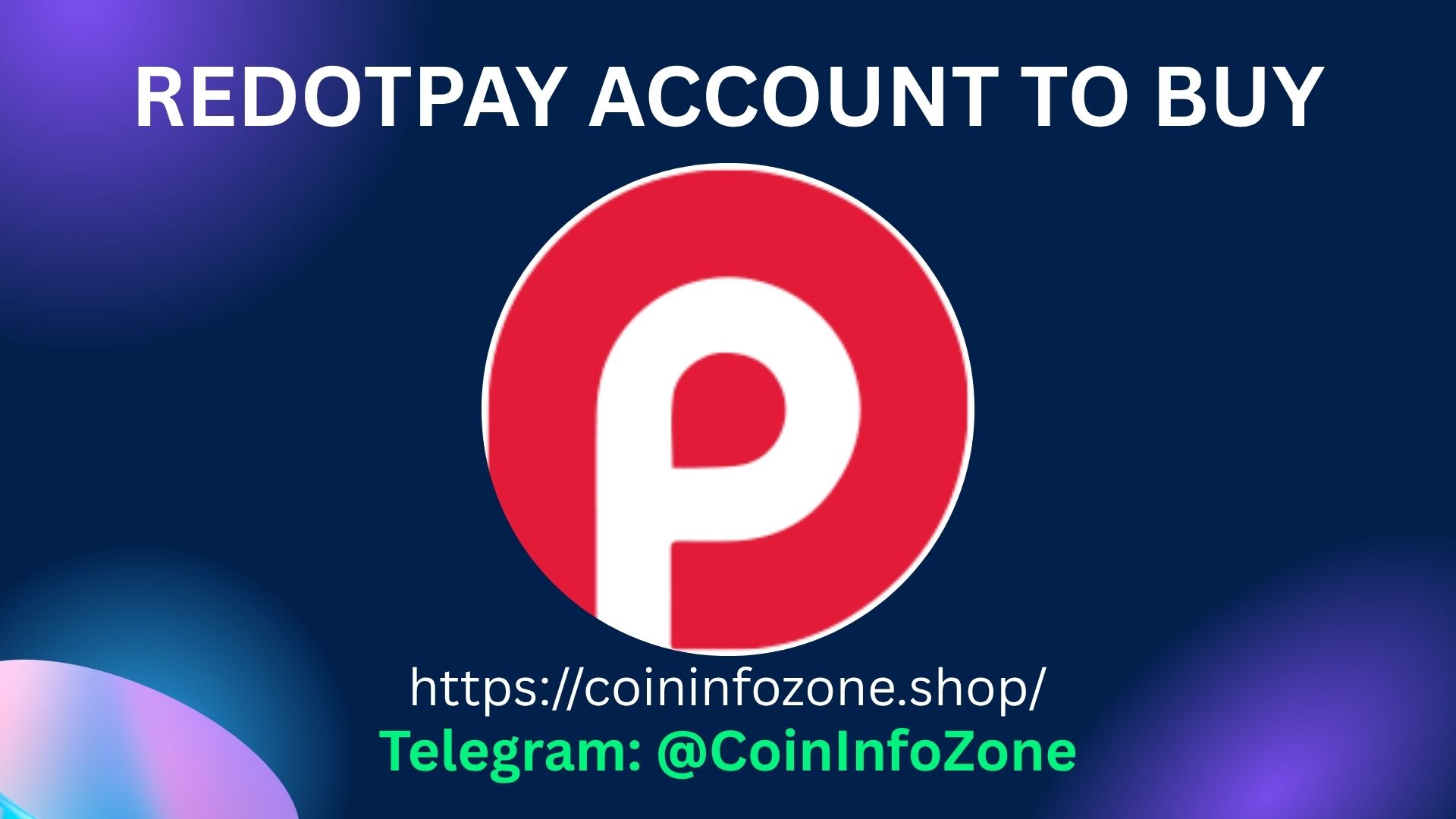 Redotpay Account To Buy