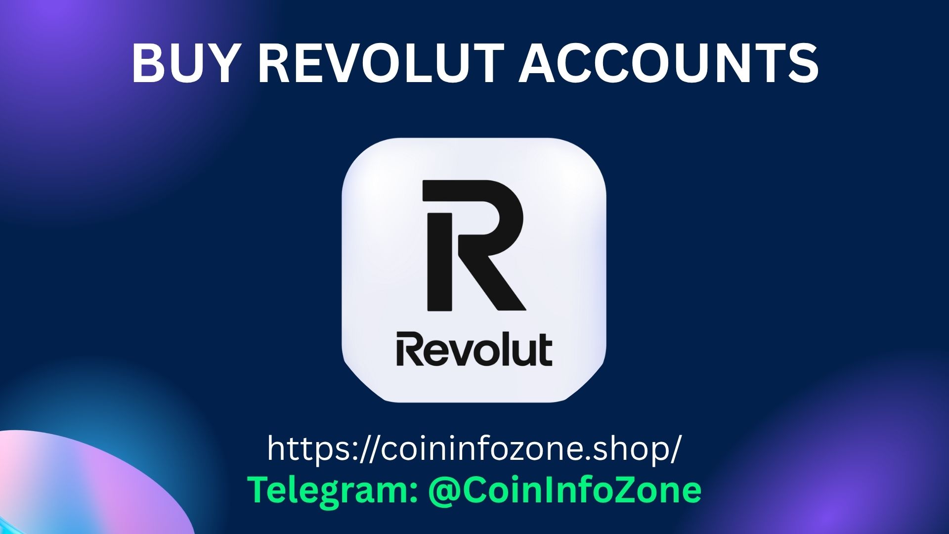 Buy Revolut Accounts