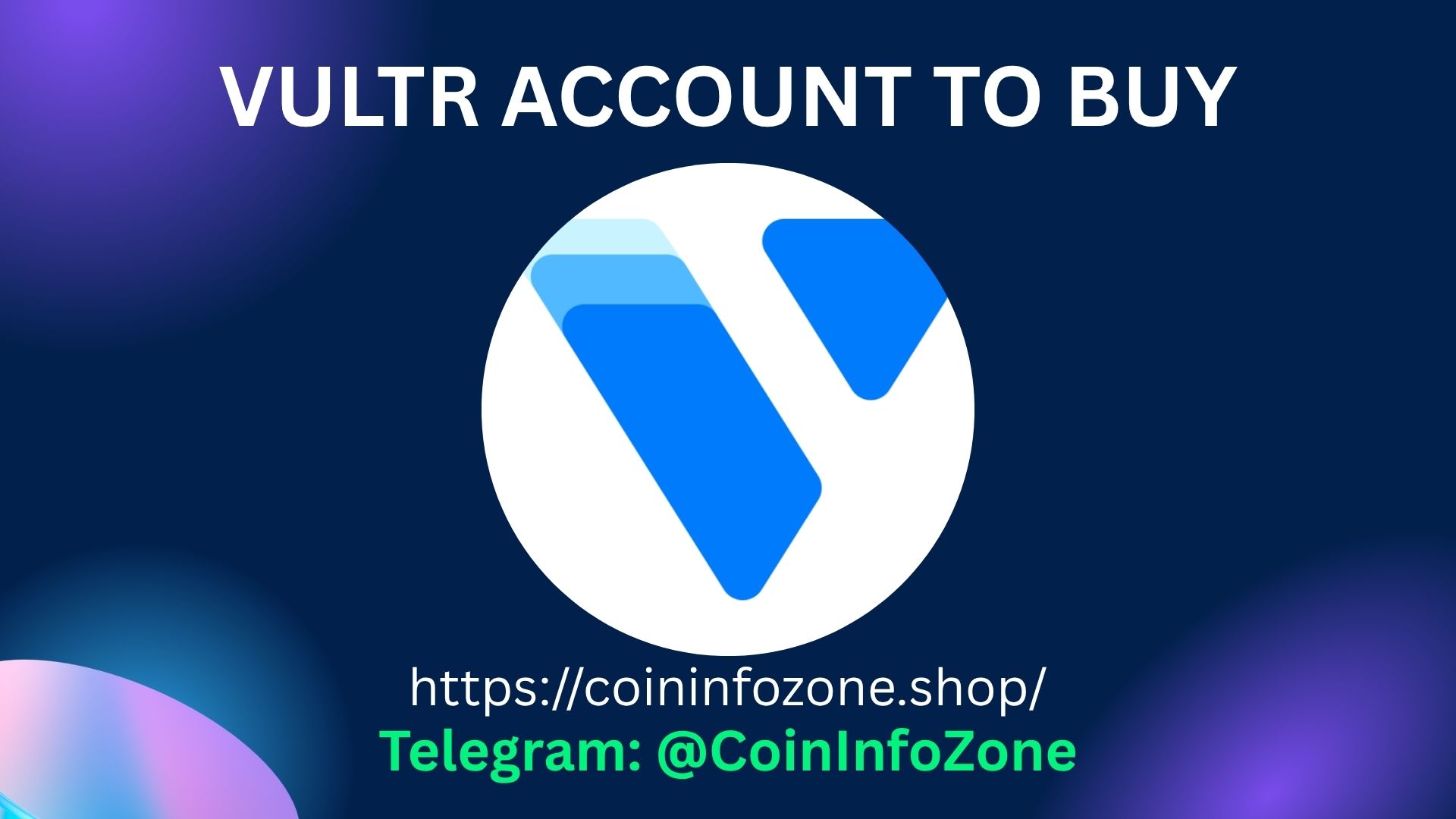 Vultr Account To Buy